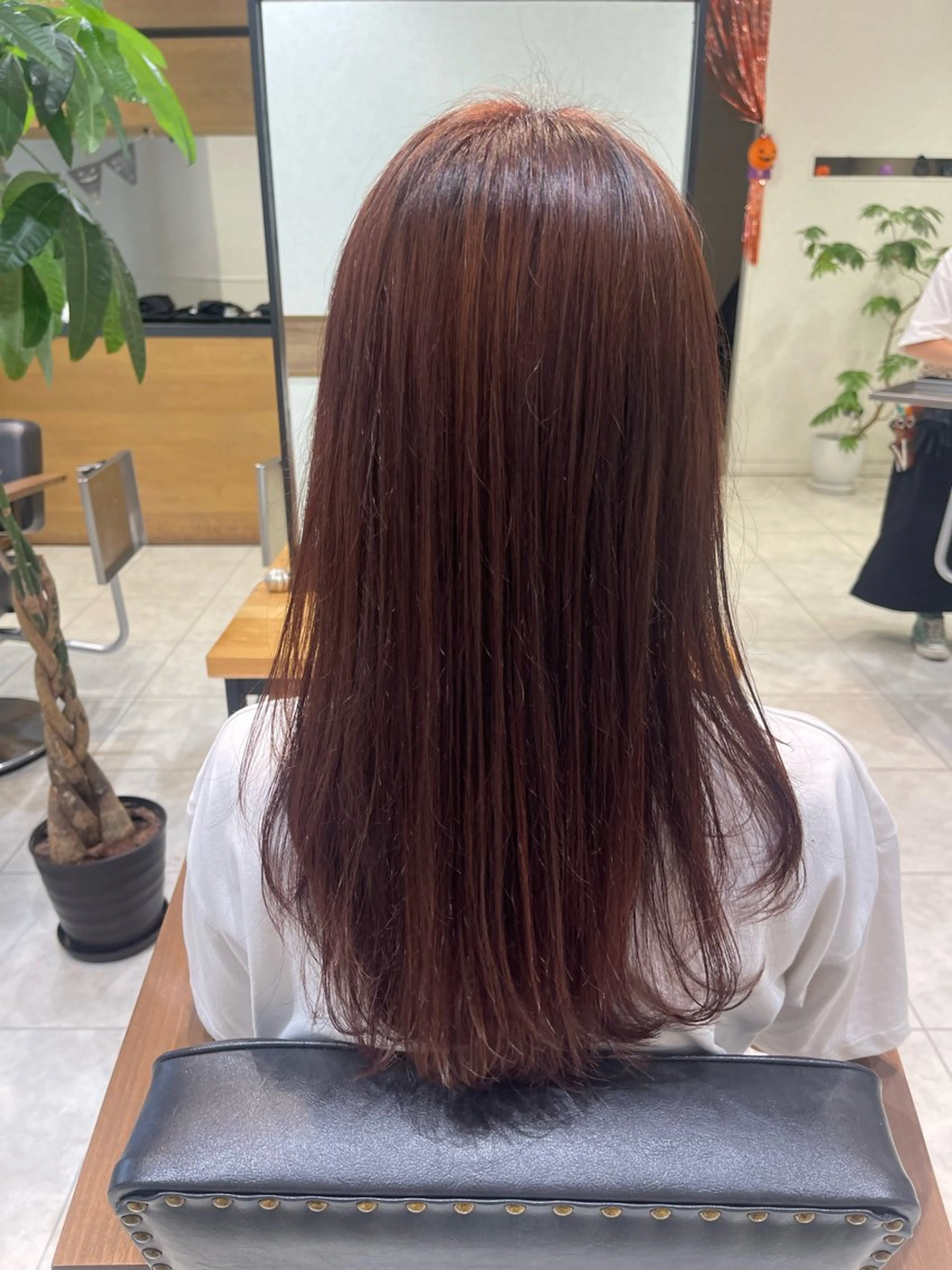 ロング 顔周りカット レイヤーカット 縮毛矯正・髪質改善・ ストレート🌻ゆいのヘアスタイル