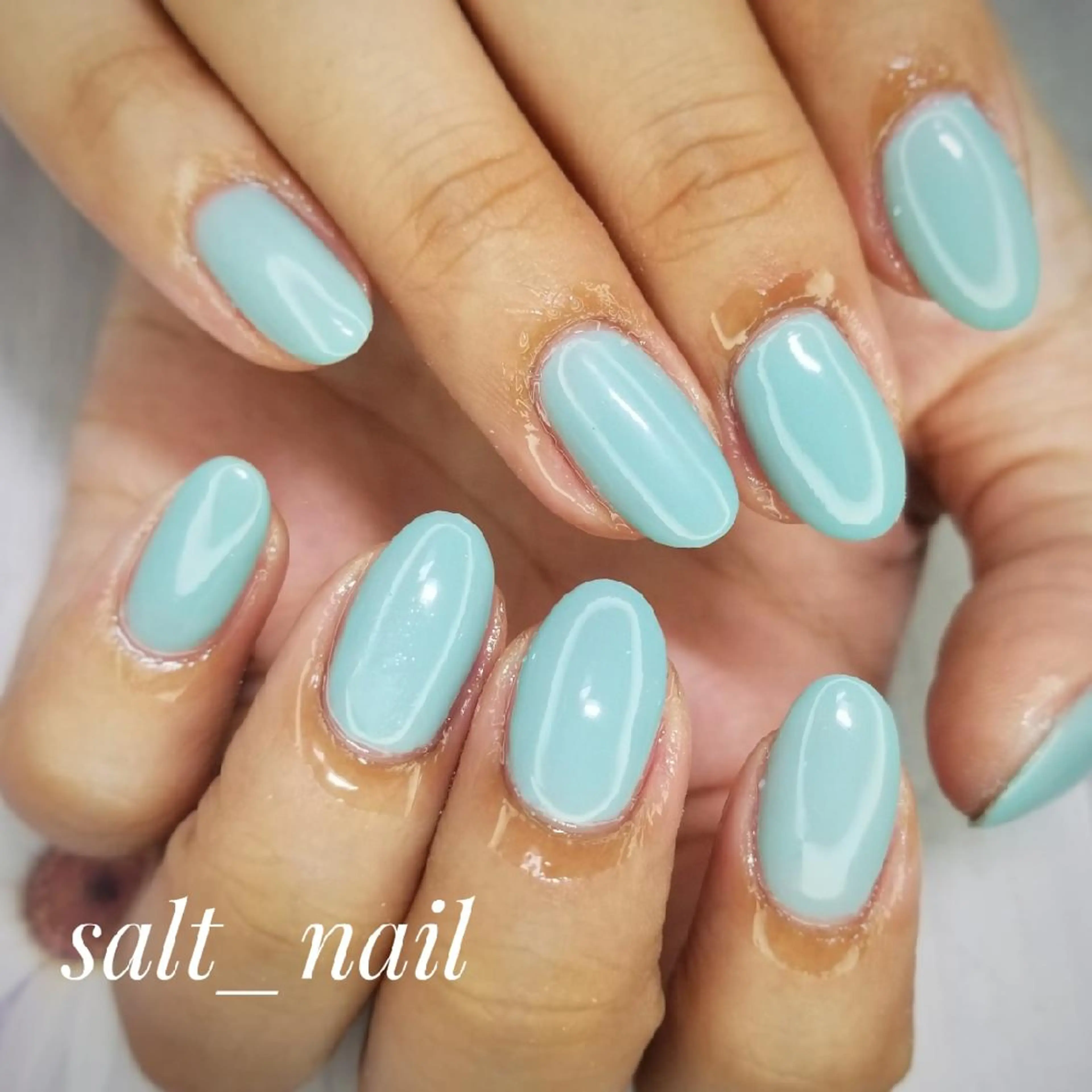 ネイル ワンカラーネイル 個人サロン saltnailのネイルデザイン