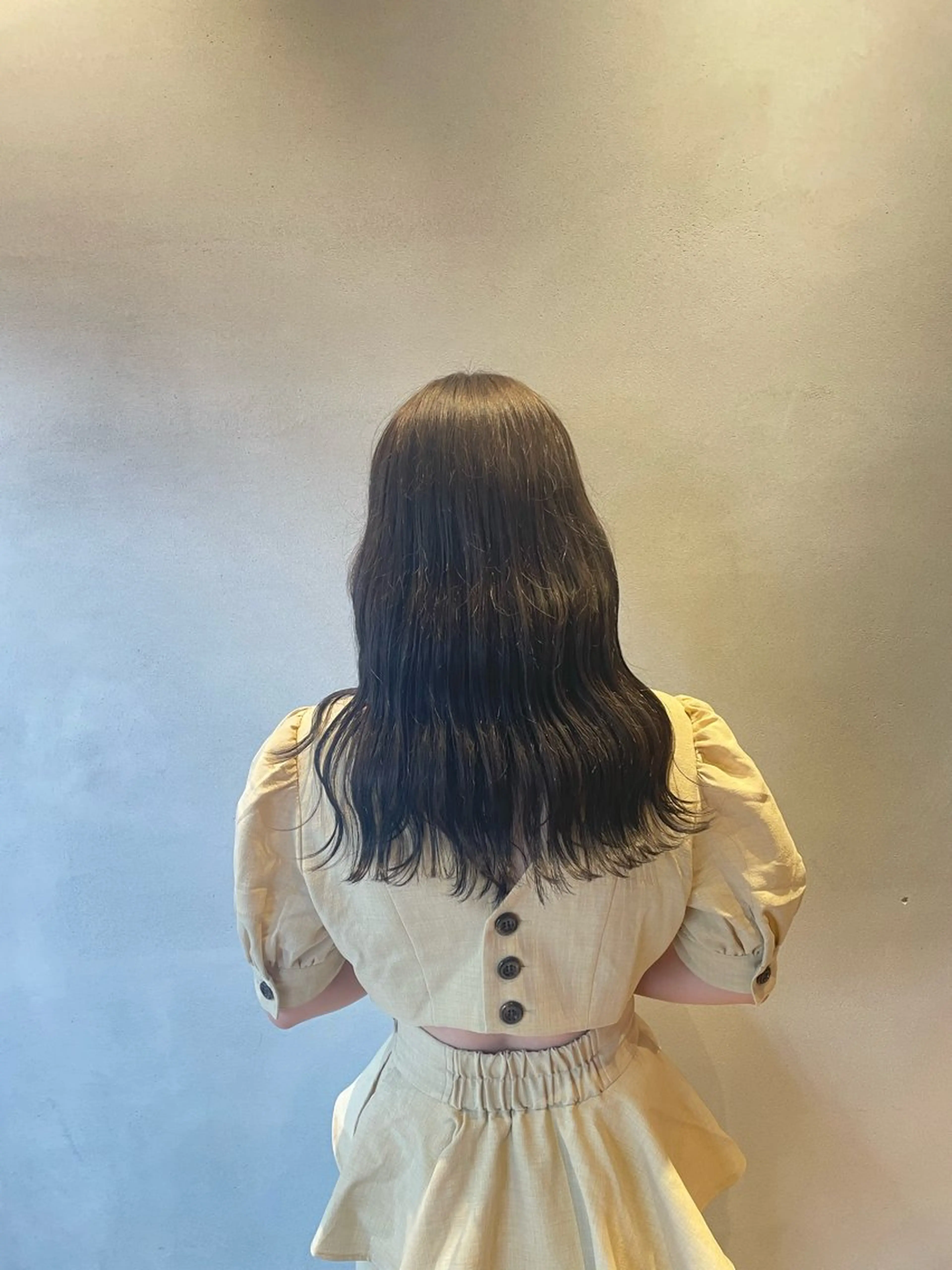 ロング カラー 透明感カラー 森 遥菜のヘアスタイル