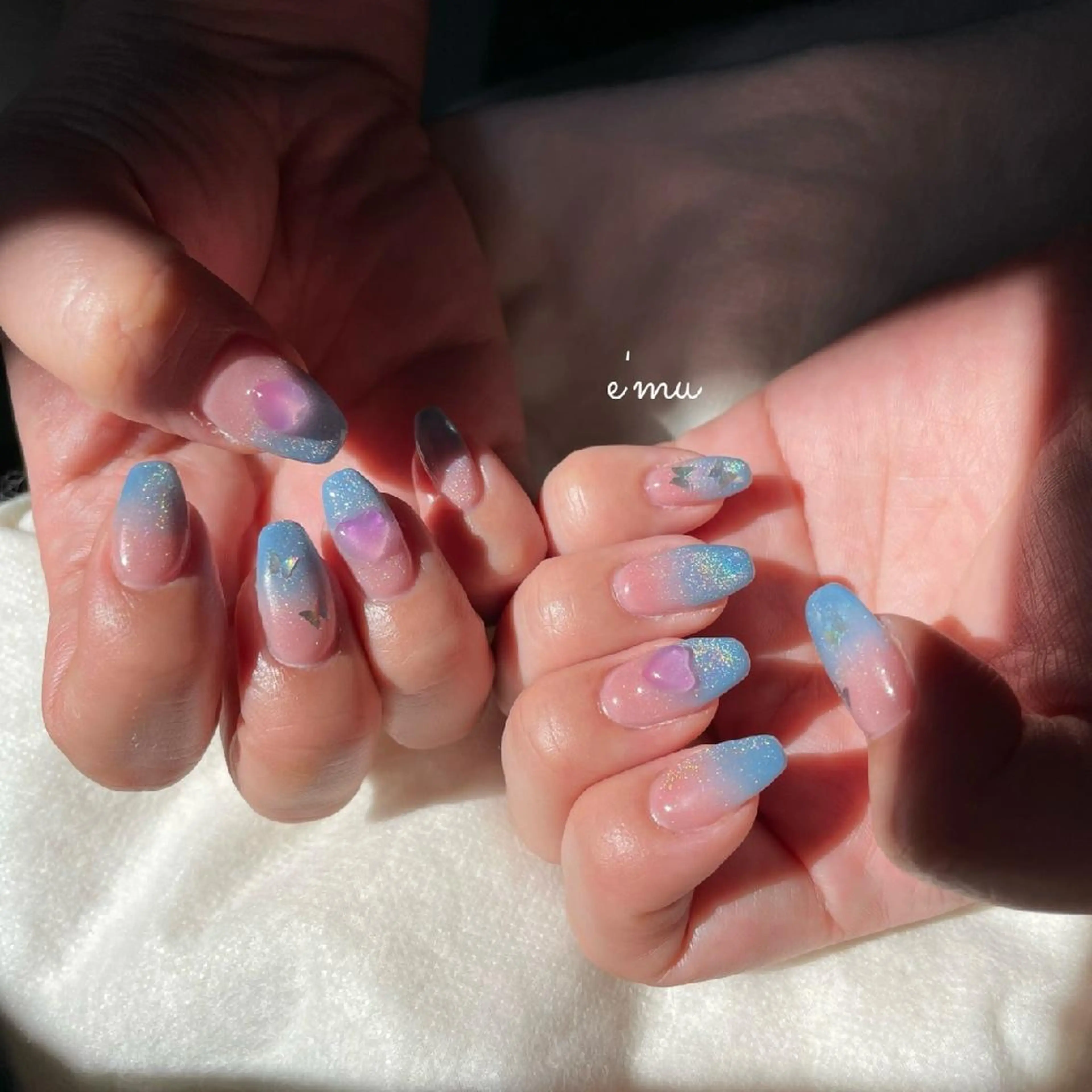 ネイル ハート nail salon e'mu💐のネイルデザイン