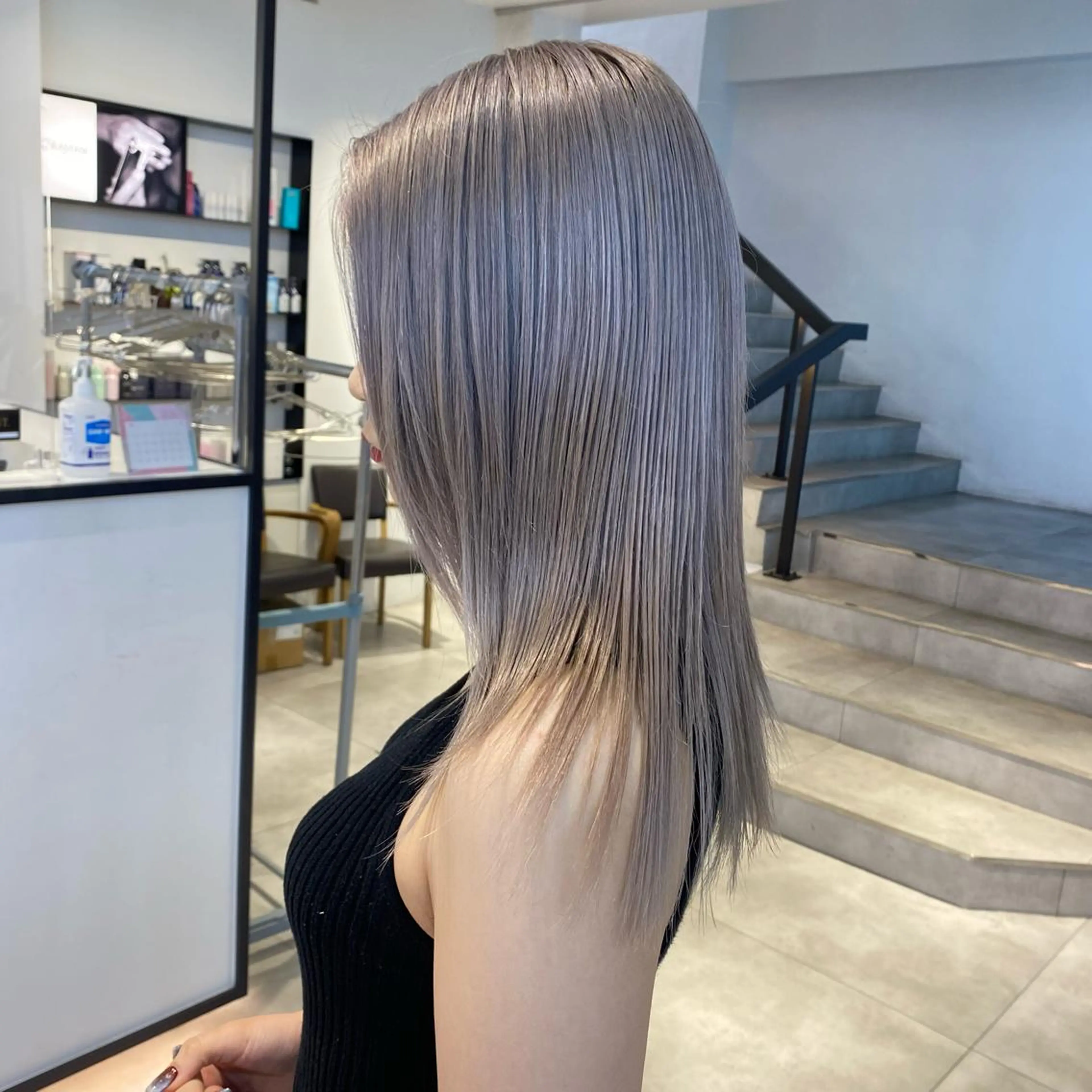 カラー 酸性ストレート・ メンズ 三原 楊子のヘアスタイル