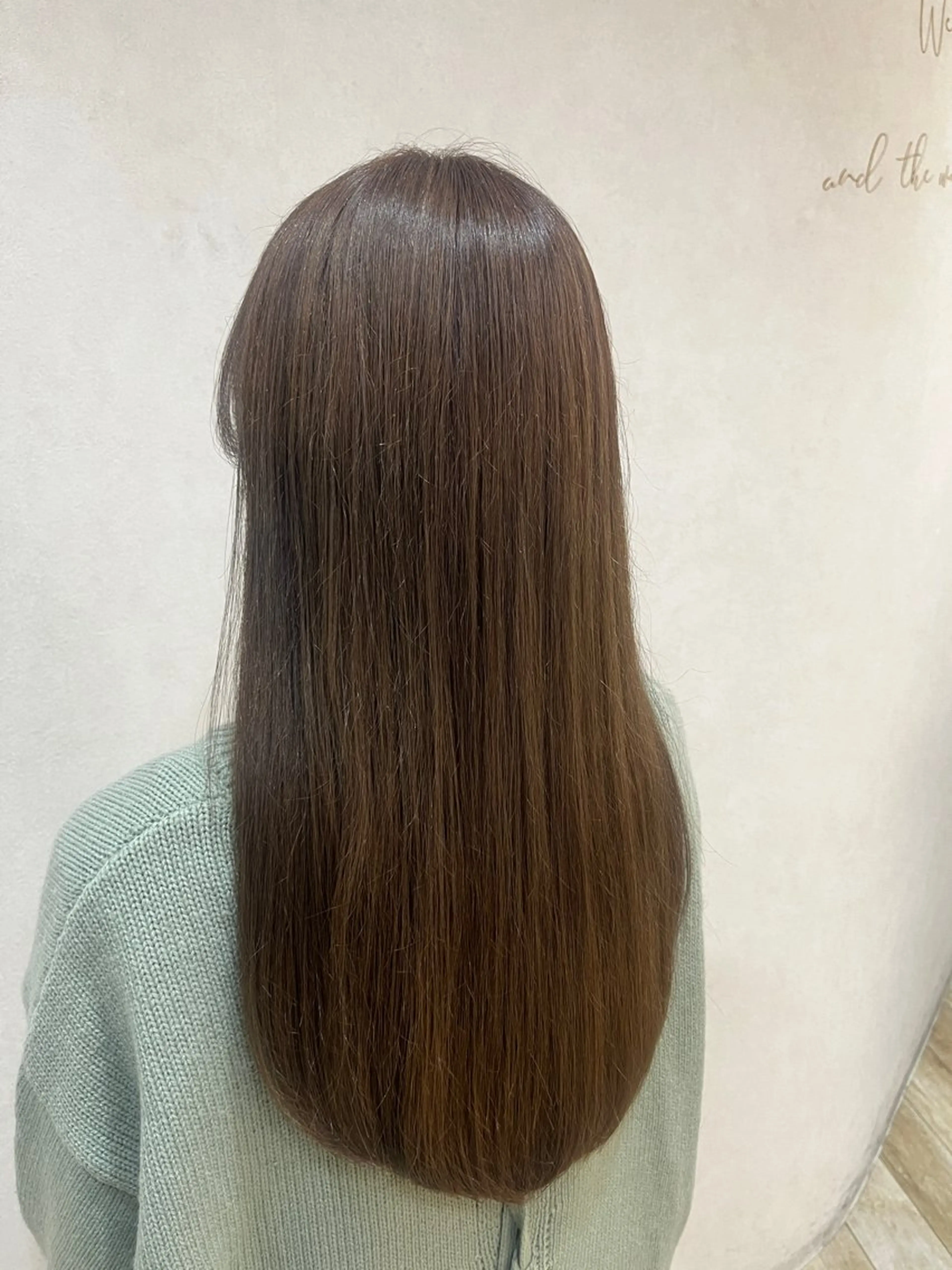 ロング カラー ヘアカラー トリートメント うる艶カラー🫧/ 武笠 友香🤍のヘアスタイル