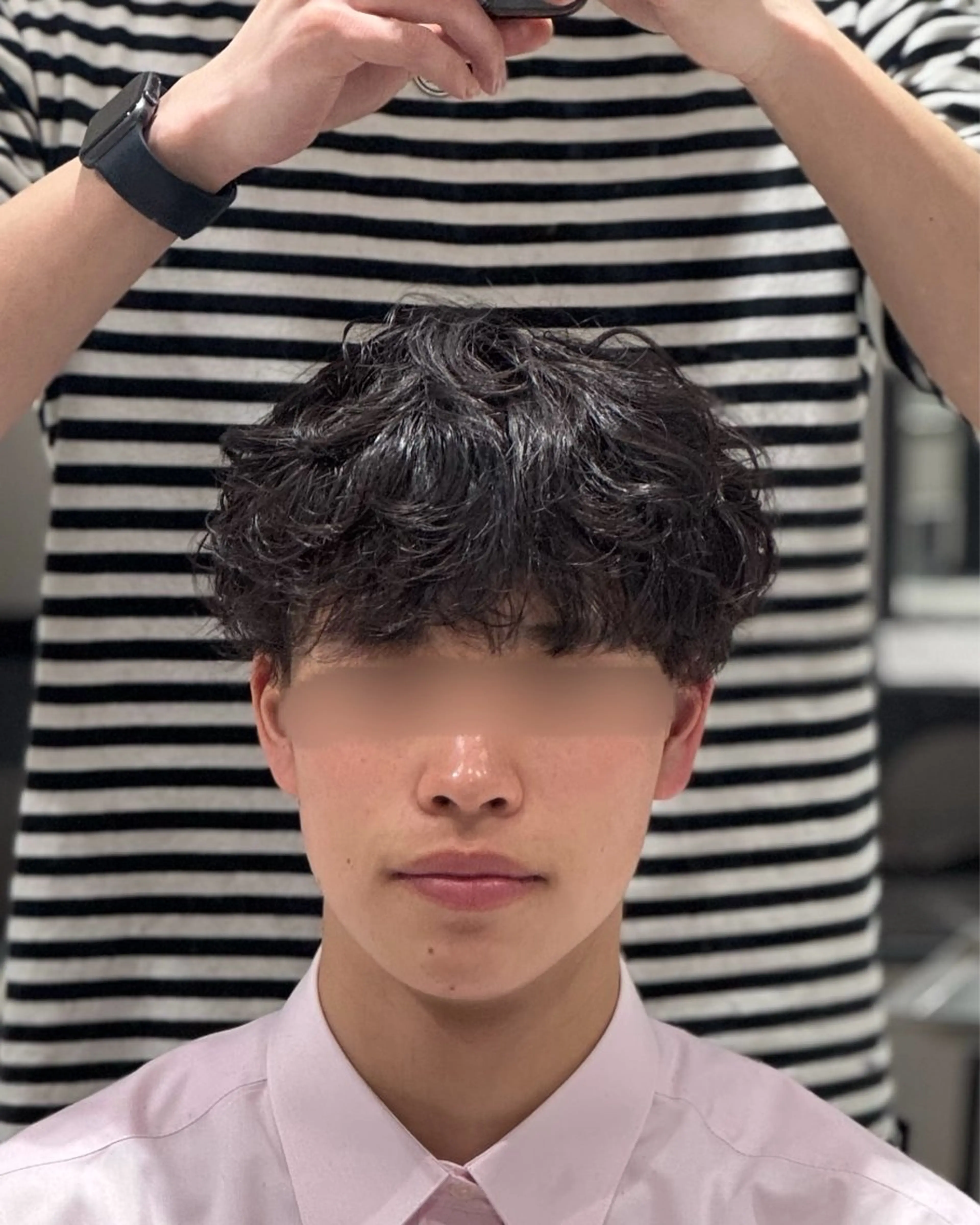 パーマ メンズ メンズパーマ カット パーマ 曲がる縮毛/カルマパ ーマ/池袋/横村大全のヘアスタイル