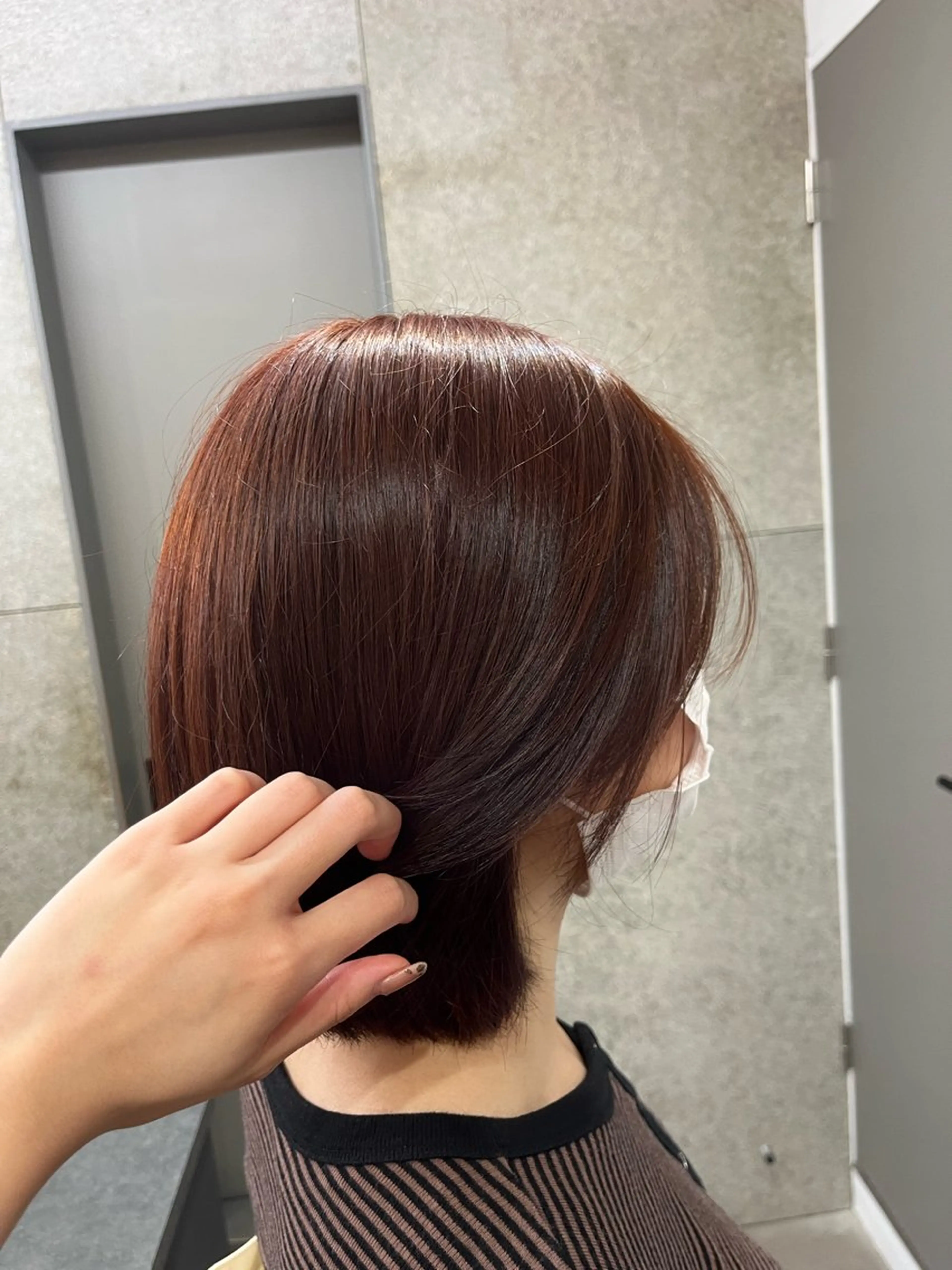 ミディアム ヘアカラー riko／ SYS by fitのヘアスタイル