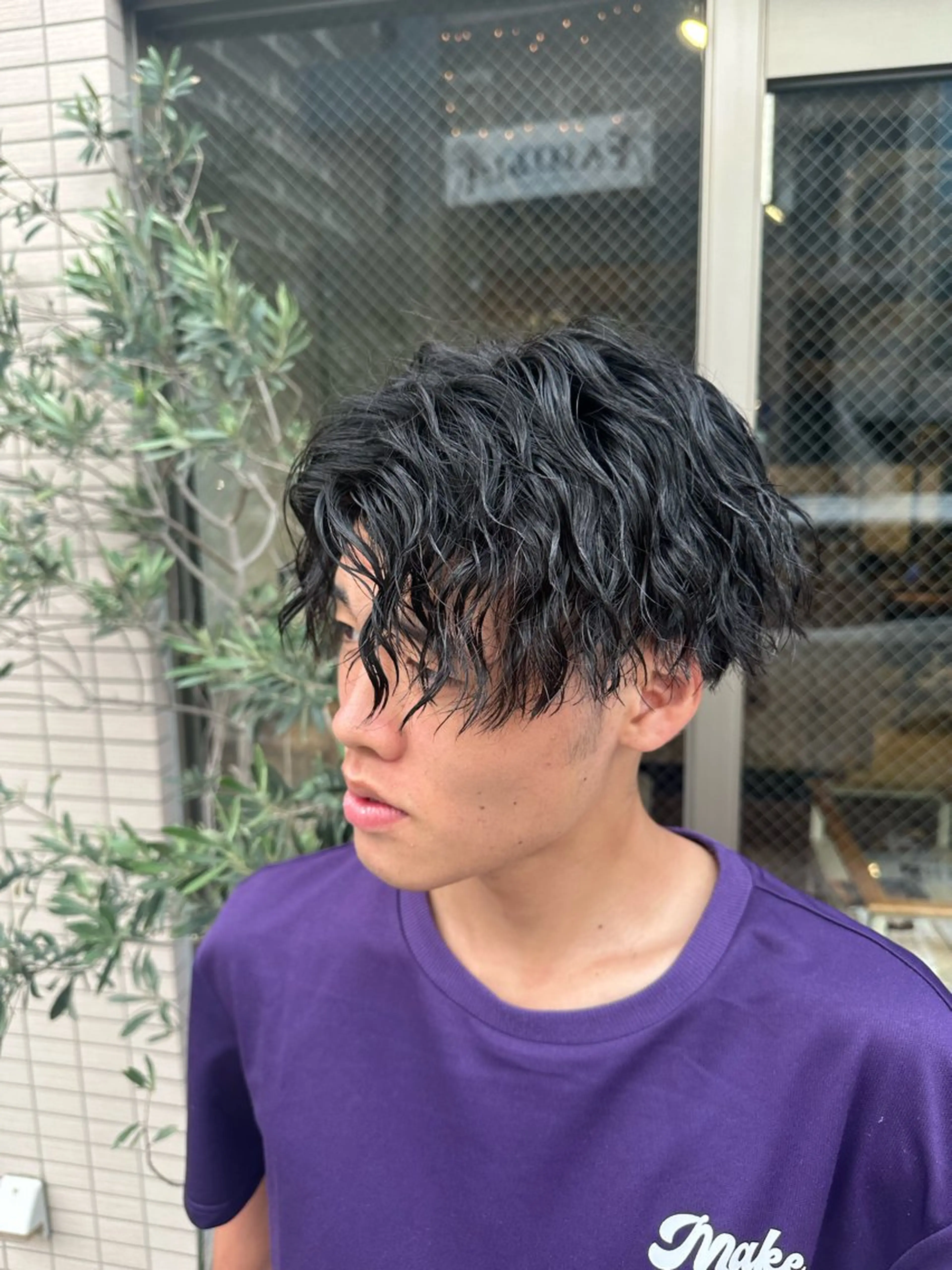 メンズ メンズパーマ カット パーマ ⭐️ツイスパ⭐️ 菊池　拓也のヘアスタイル