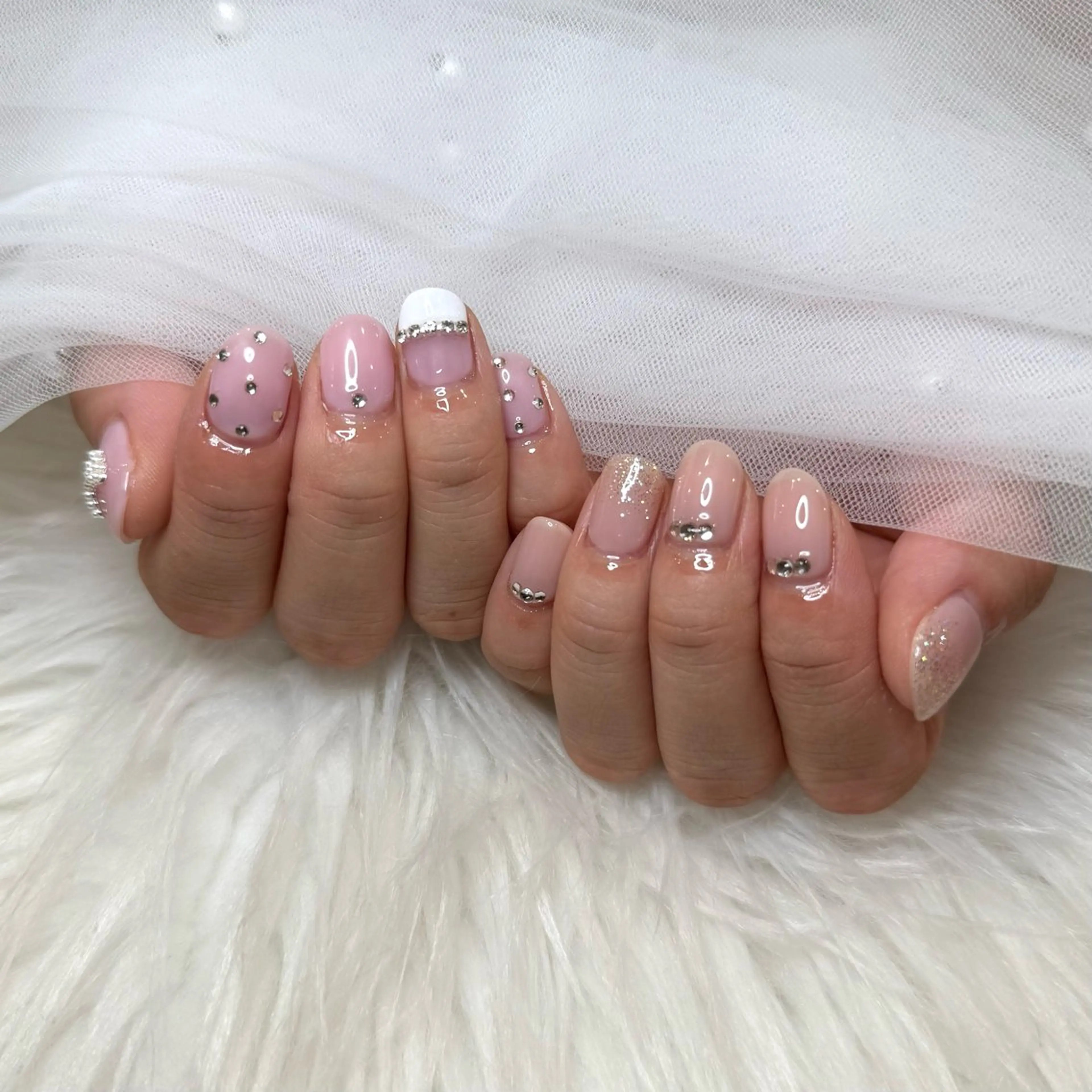 ネイル パラジェル/フィルイン　Oasisネイル相模大野所属・natsuki 🦊🩶のネイルデザイン