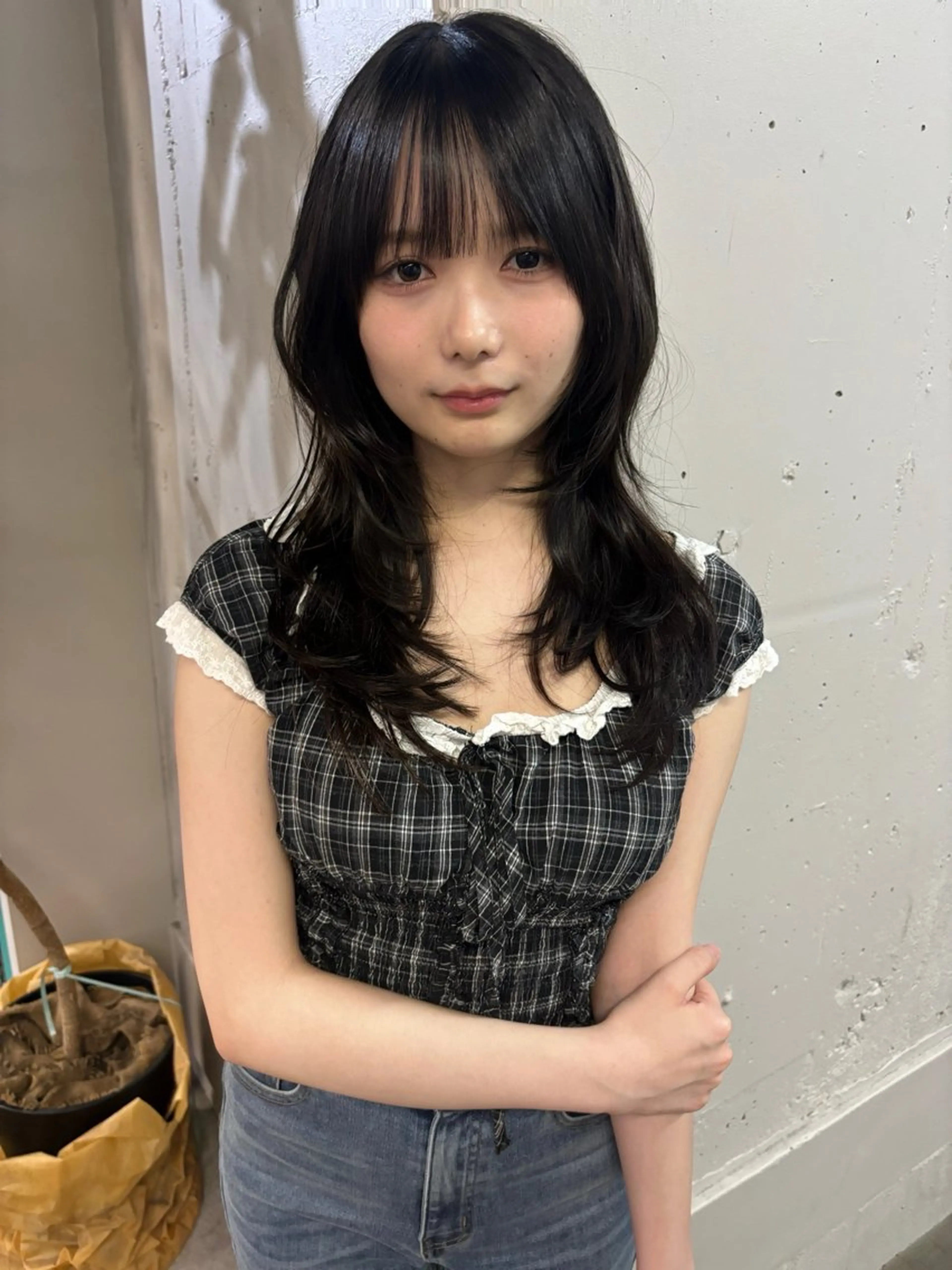 セミロング 似合わせレイヤーカ ット　ʚɞ riiのヘアスタイル