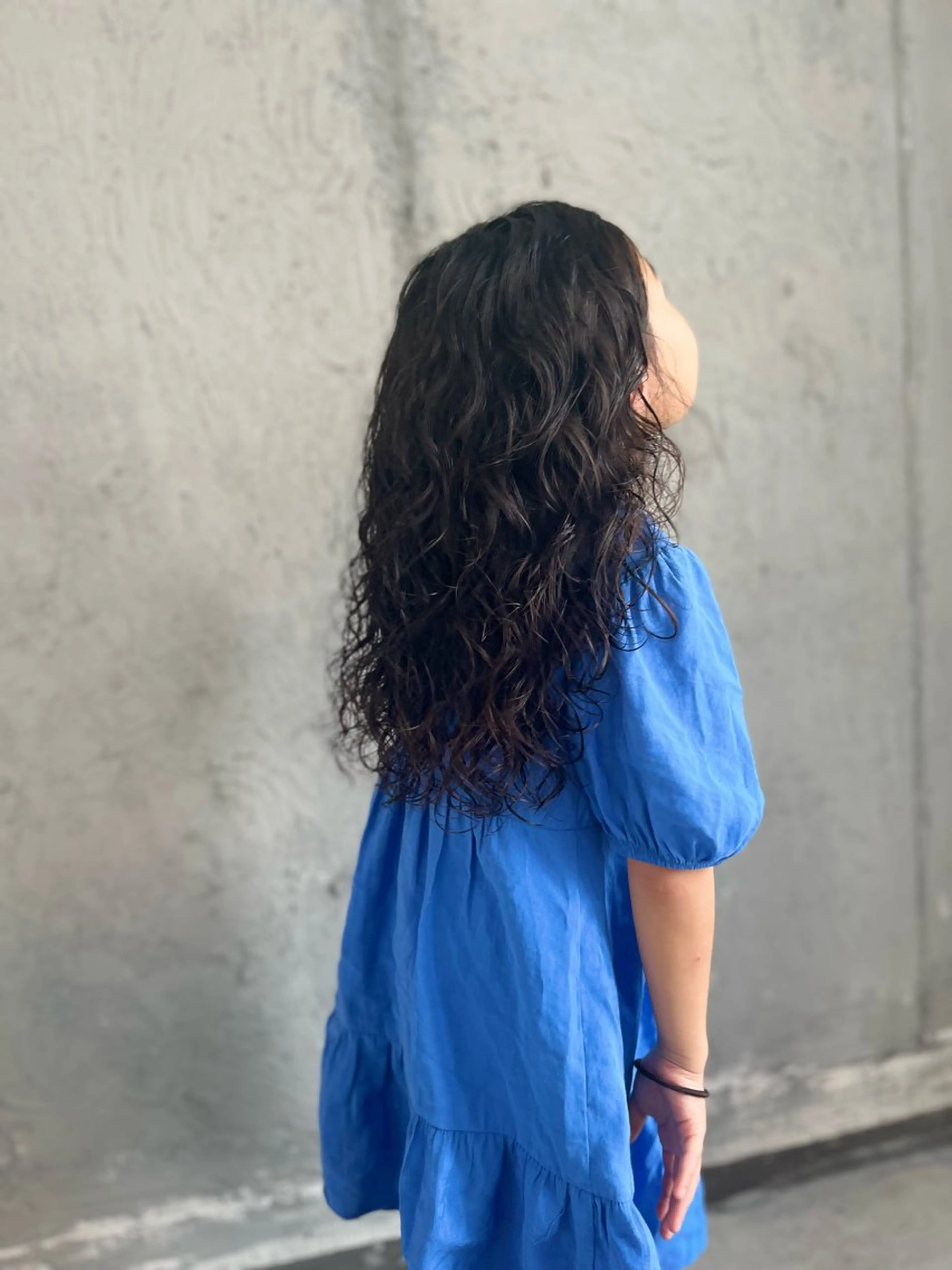 セミロング パーマ キッズ カット Mariana雛/ 西大分/ハイライトのヘアスタイル