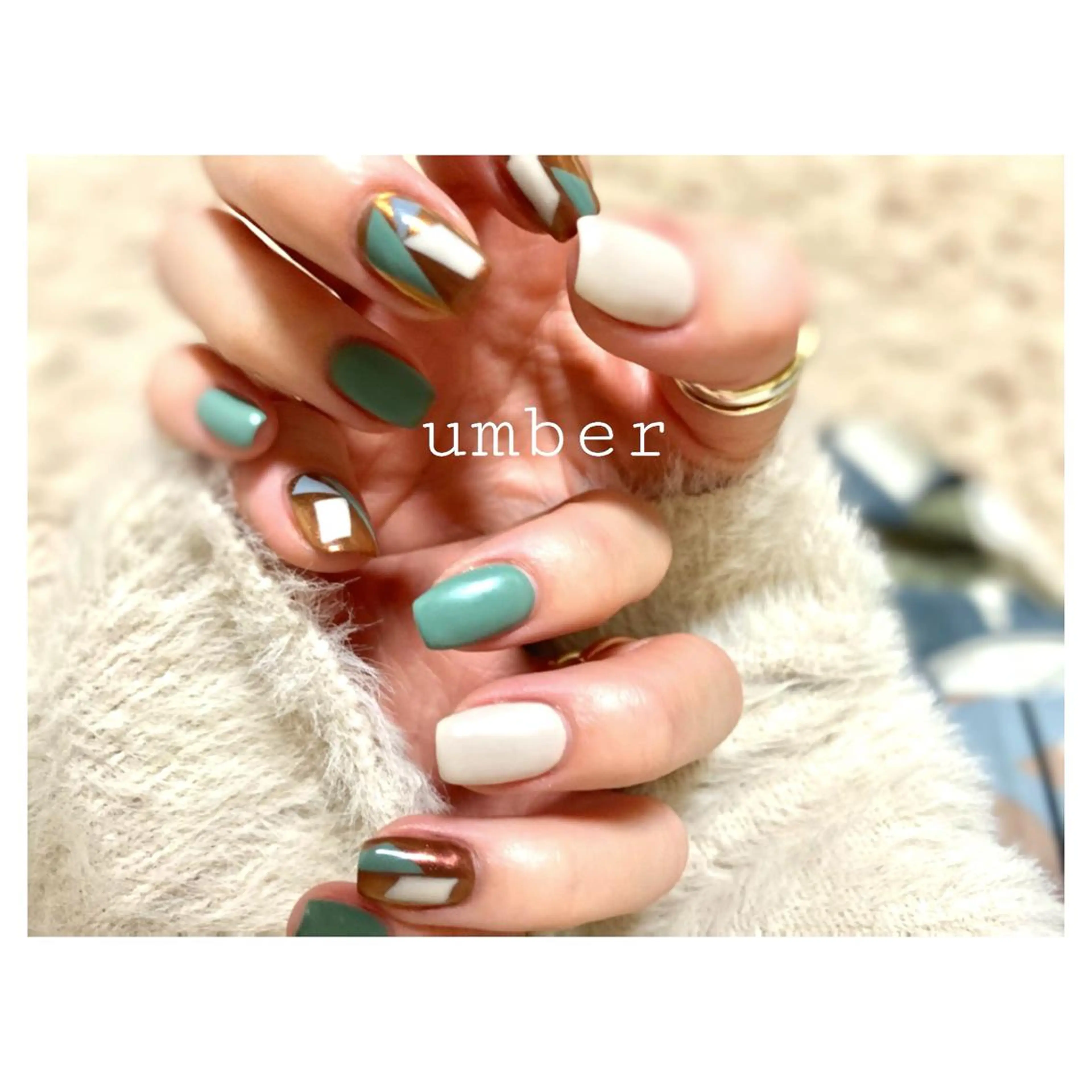 ネイル ブラウン クリアネイル フラッシュネイル フットネイル フレンチネイル ハンドネイル umber 三茶1分のネイルデザイン