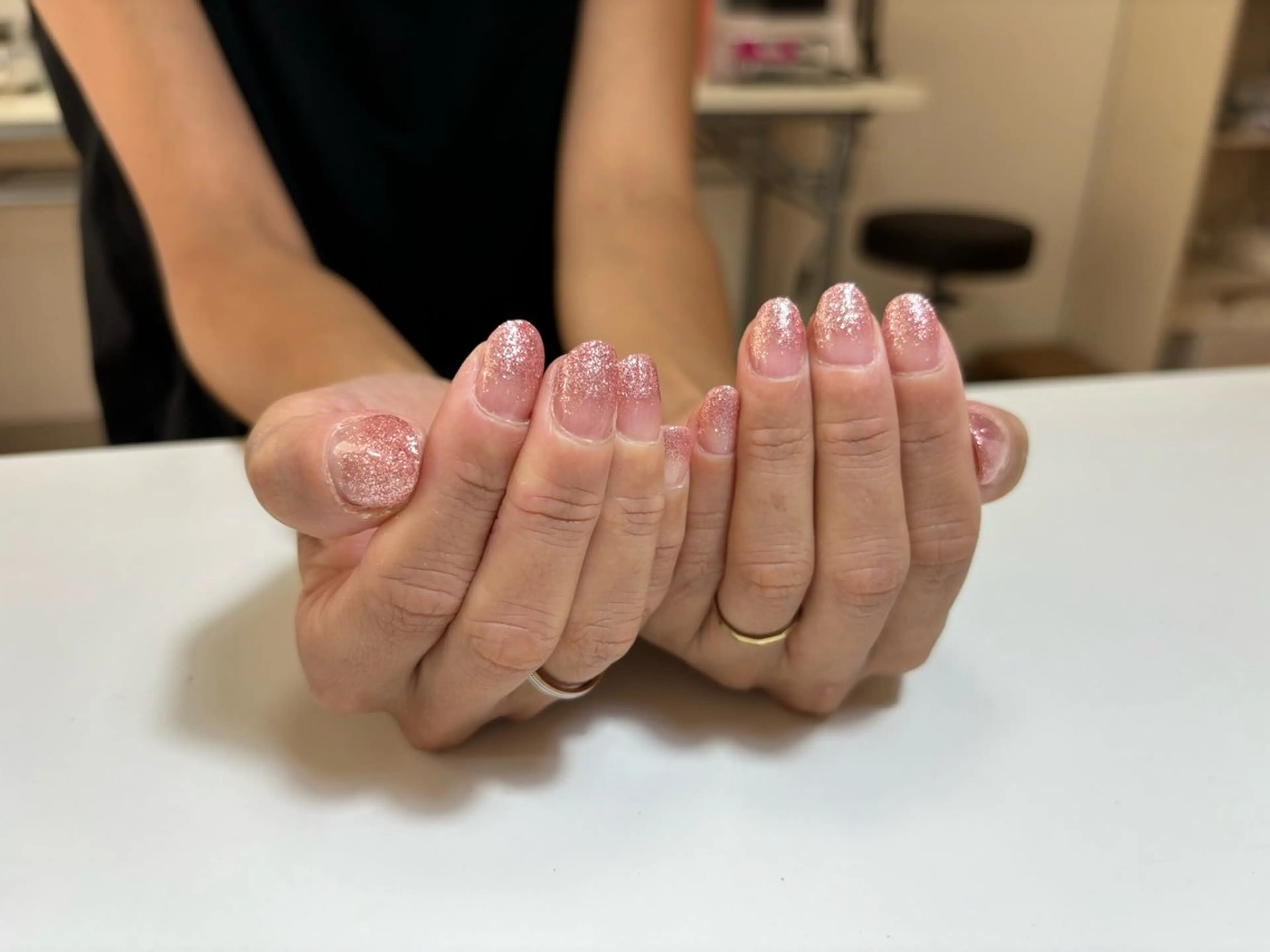 【🍀Jr.ネイリスト】🎱オフありグラデーション💫💫の写真