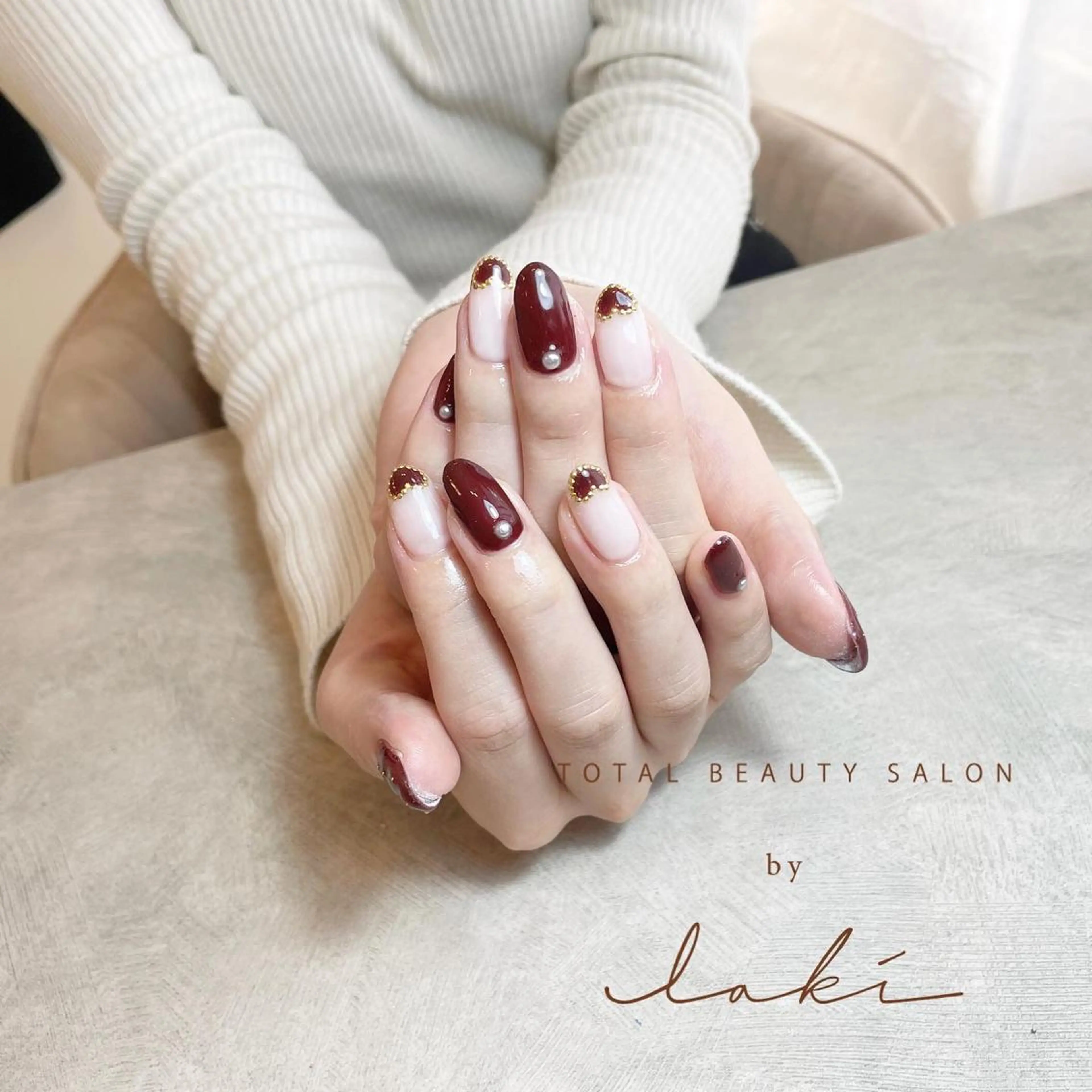 ネイル バレンタイン ハンドネイル my&所属・my&_ maimiのネイルデザイン