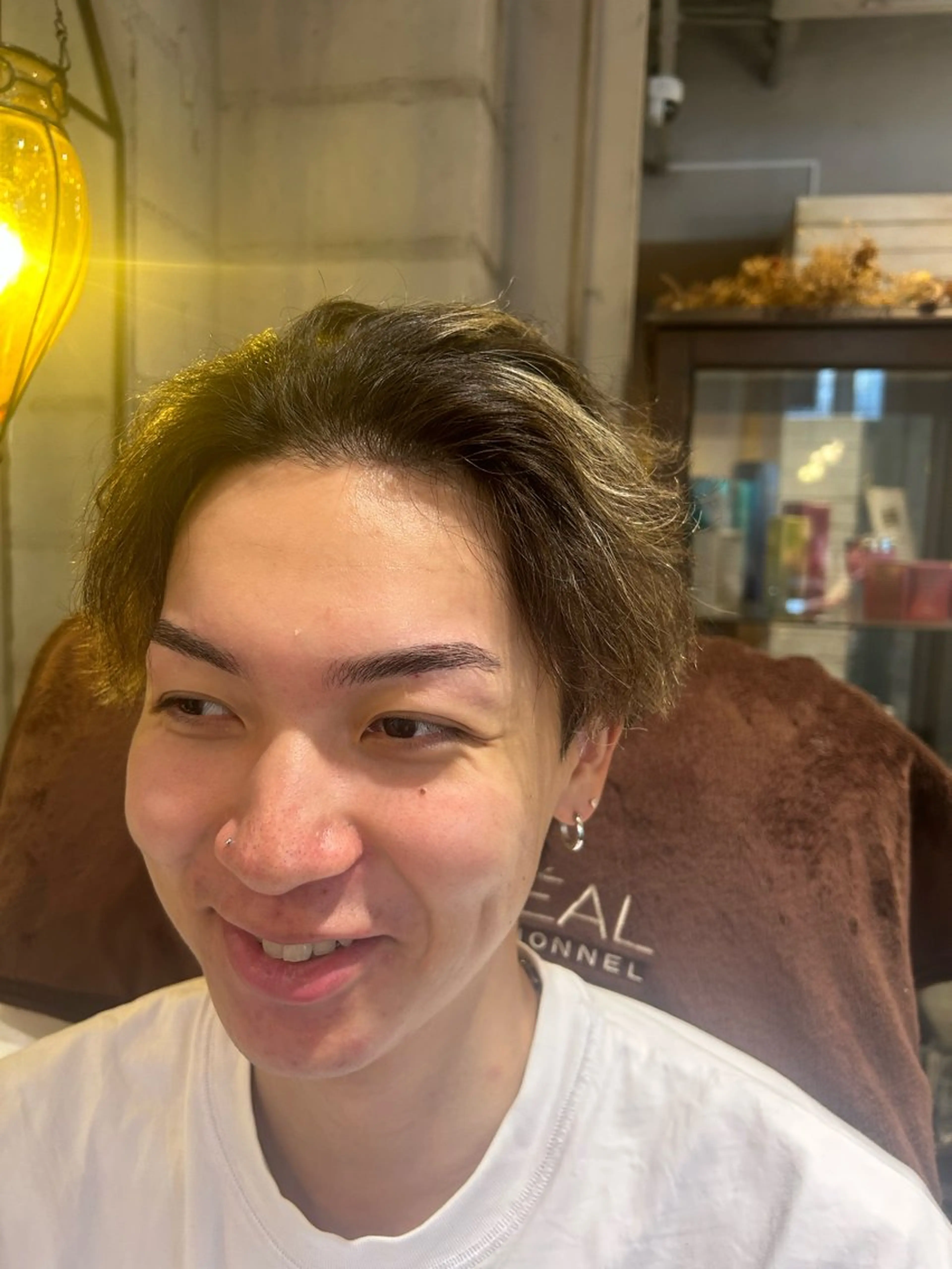 メンズ アイブロウ 有薗 こころのヘアスタイル