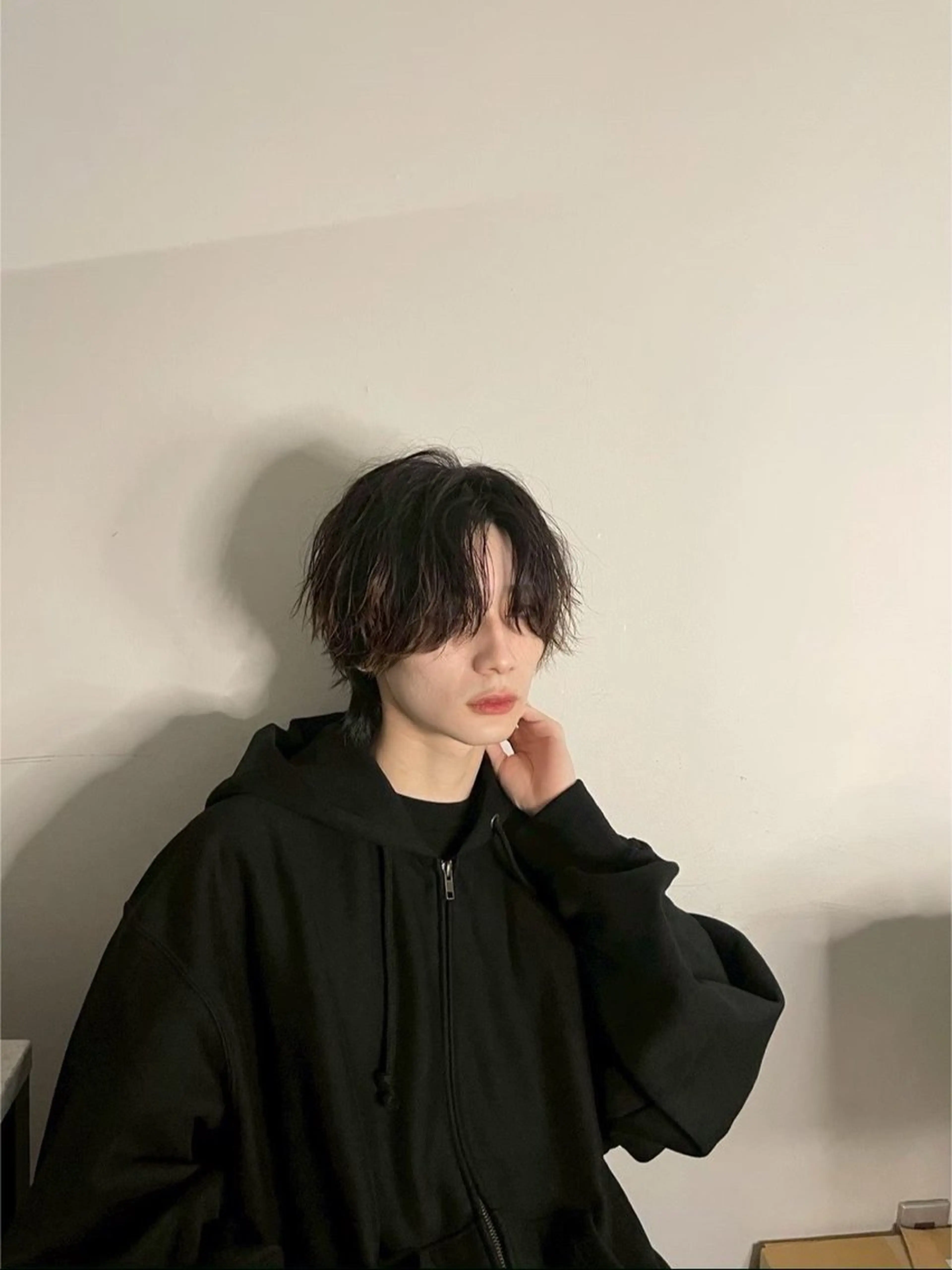 カラー ヘアアレンジ メンズ メンズウルフ🐺♡ ブリーチ♡ヘアメ🎀のヘアスタイル