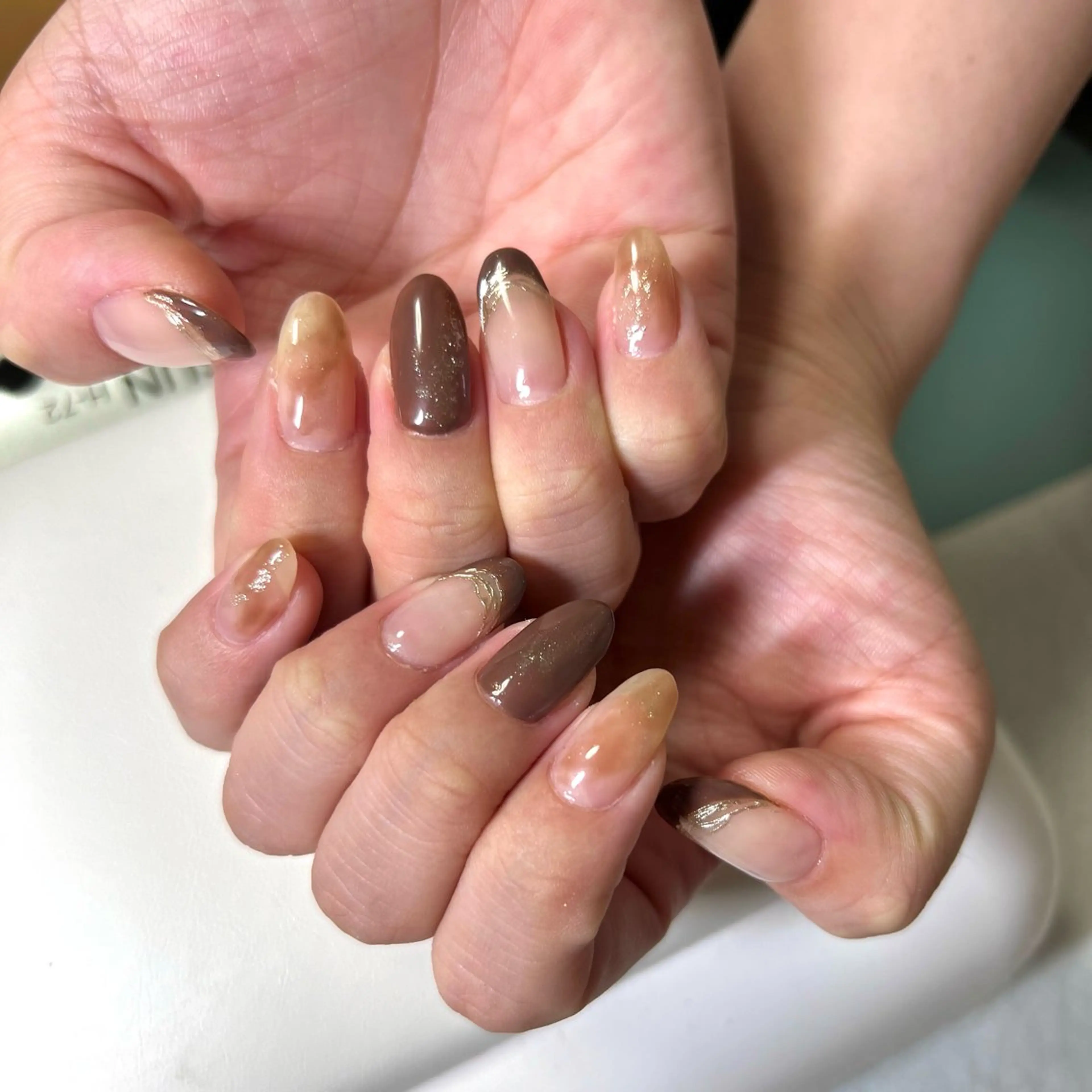 ネイル ハンドネイル やつや ももかのネイルデザイン