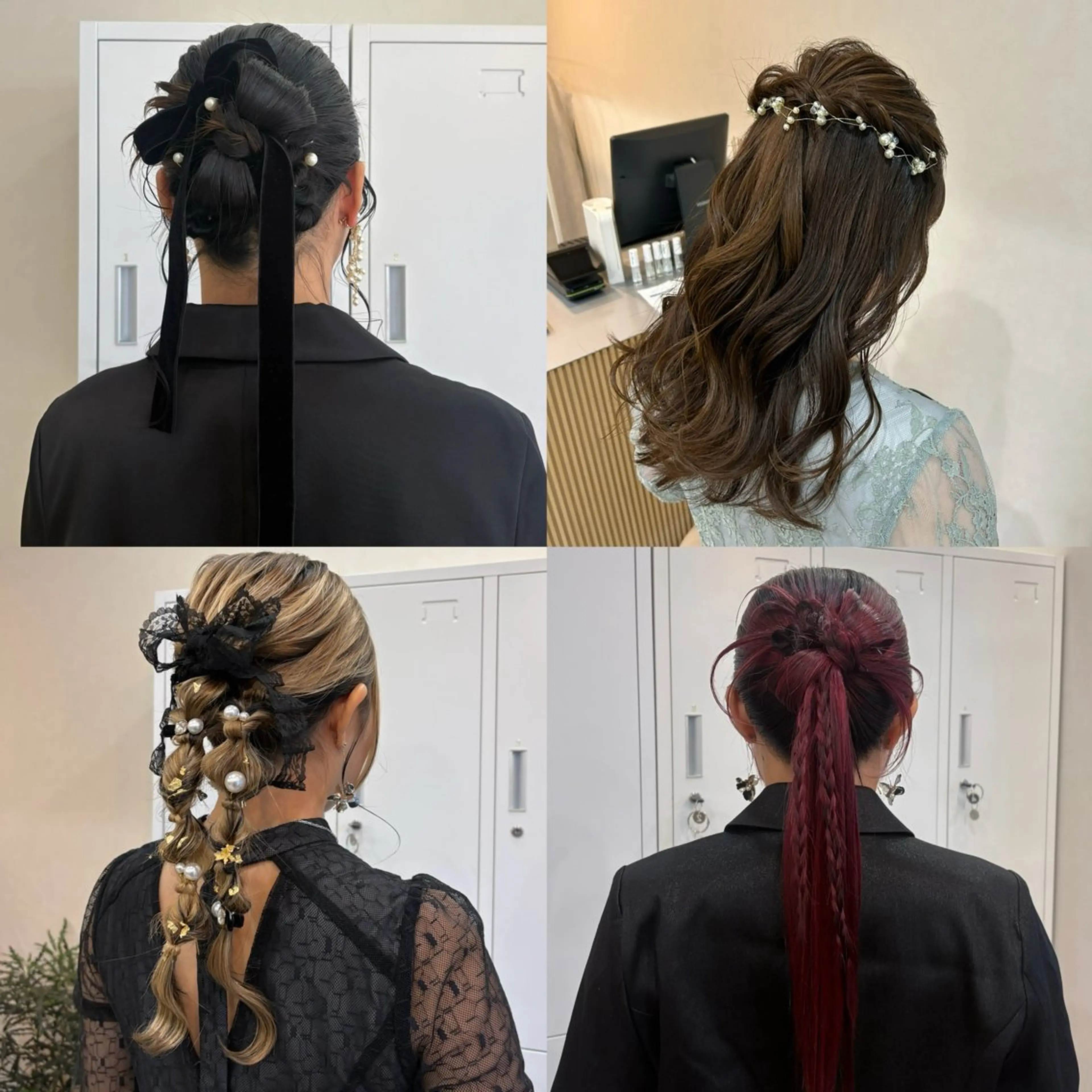 ヘアアレンジ ヘアセット MIDORI🎀 透明感/ベージュのヘアスタイル