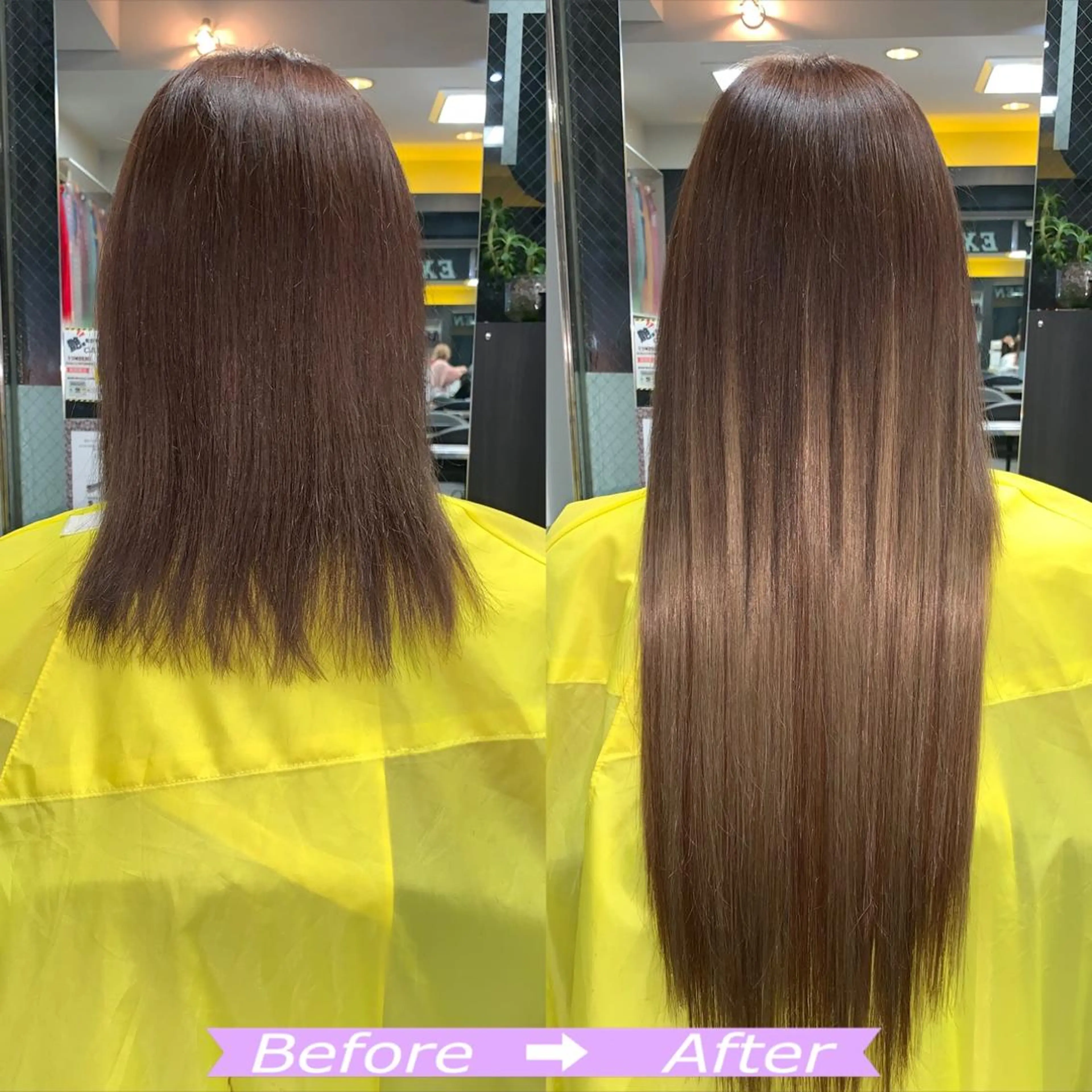 【minimo限定】韓国風シルクカラー+艶トリートメント+シールエクステ ノーマルクオリティ《60本》の写真