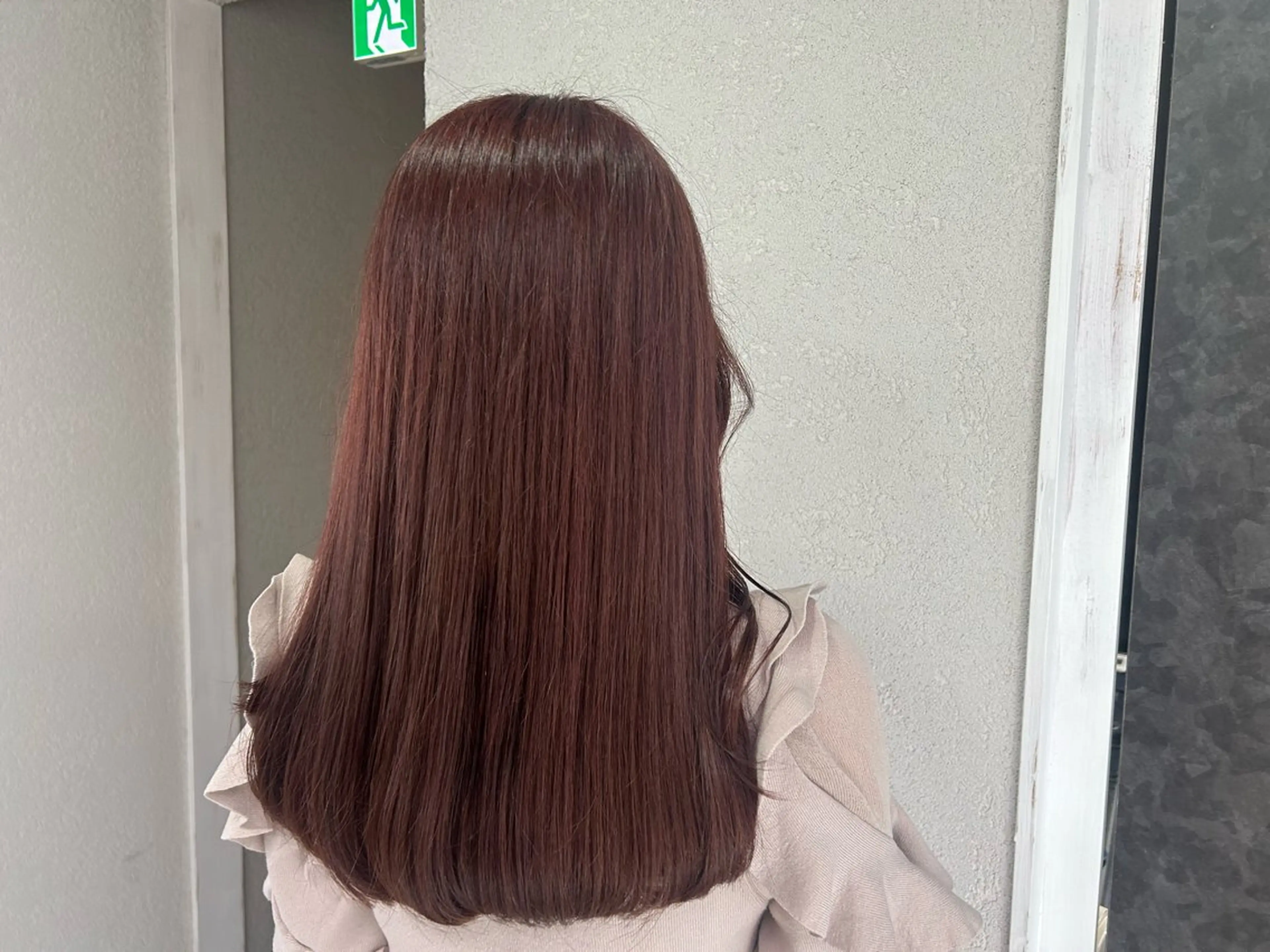 セミロング カラー ブラウンカラー ピンクカラー ピンクブラウン カット ヘアカラー 💗モテガーリー💗 rumi♡のヘアスタイル