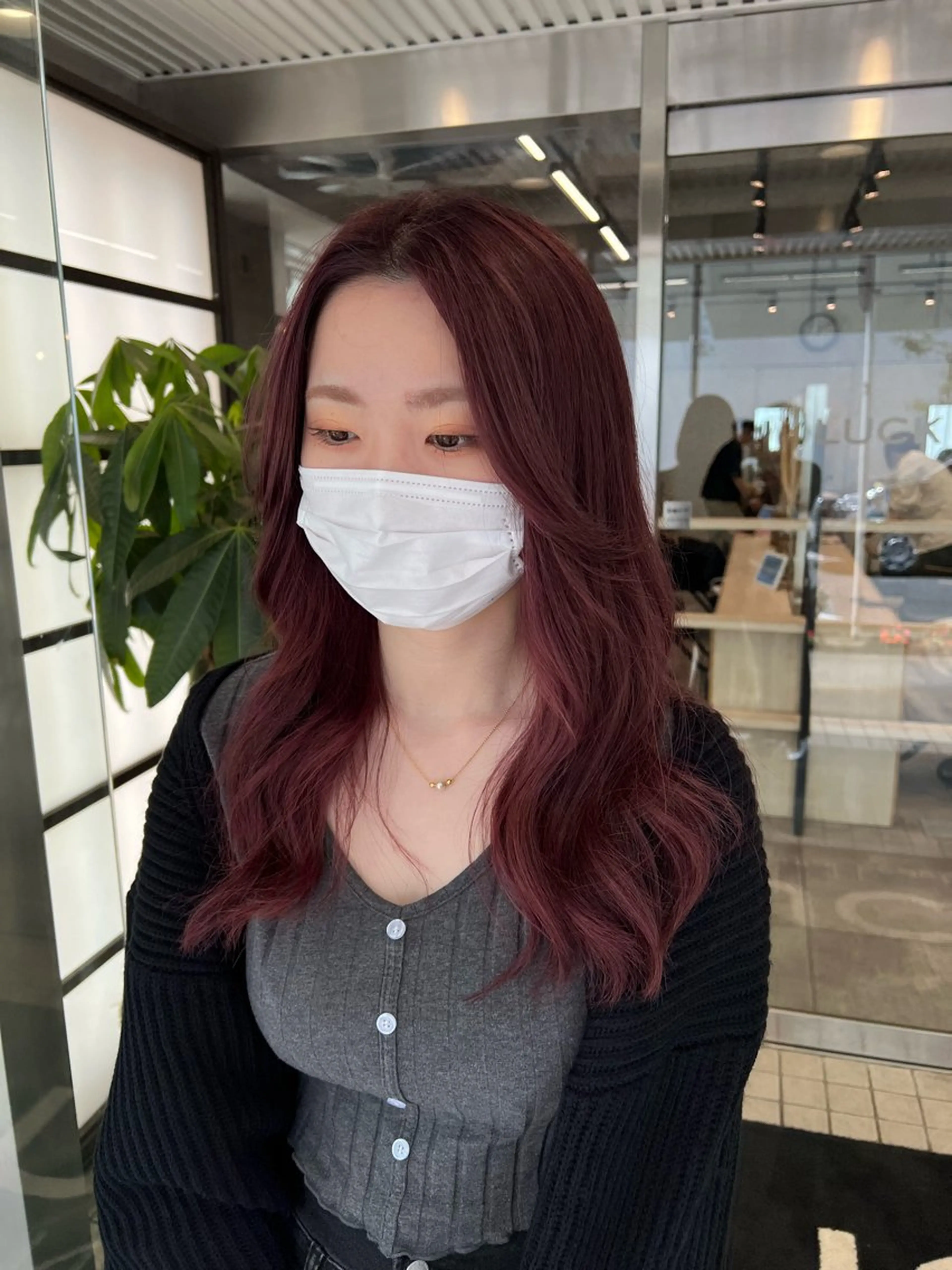 ロング カラー ヘアカラー トリートメント 🌞レイヤー×カラー 前川那津美🌞のヘアスタイル