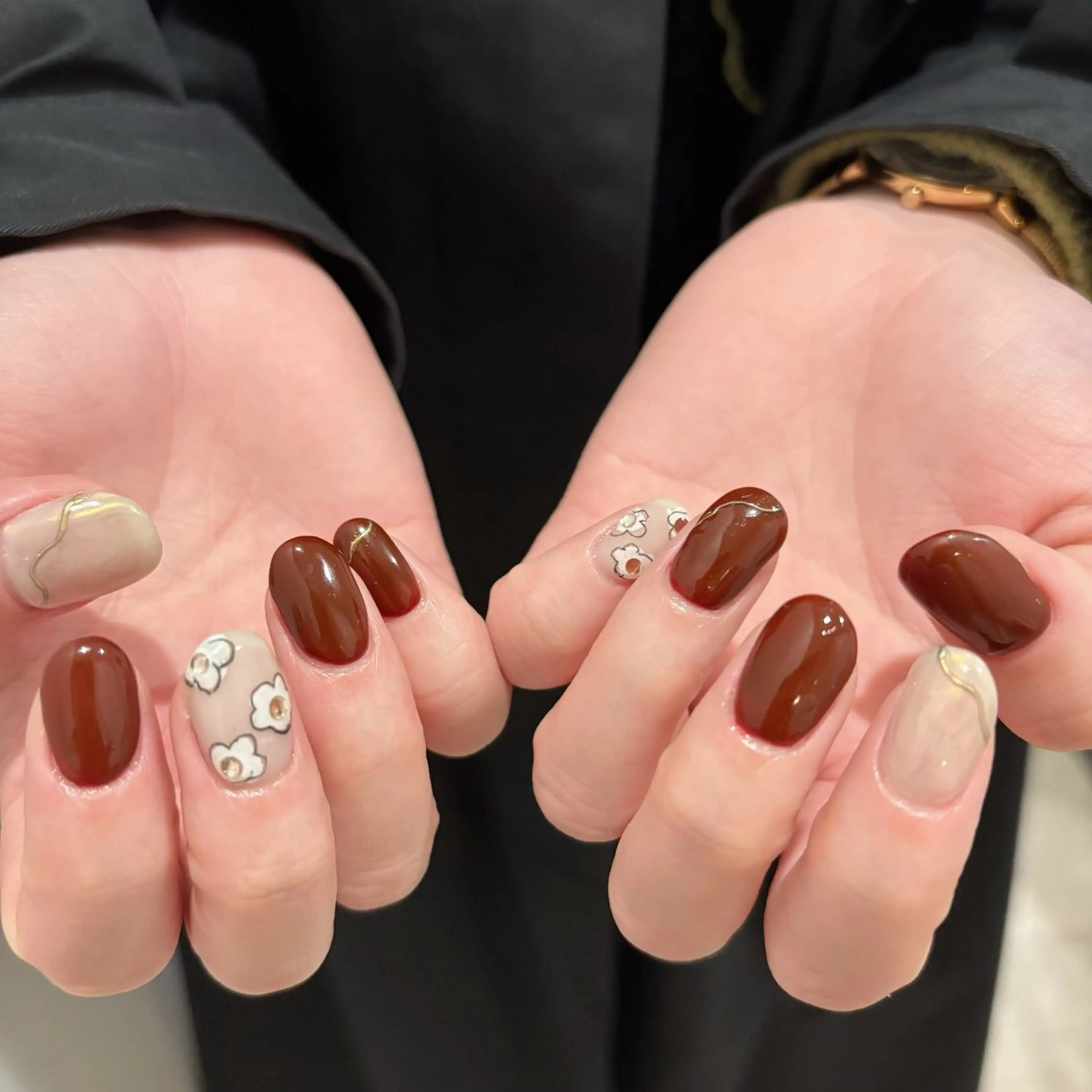 ネイル ハンドネイル nailsalon mooi.外苑前所属・-mooi.- M a h oのネイルデザイン