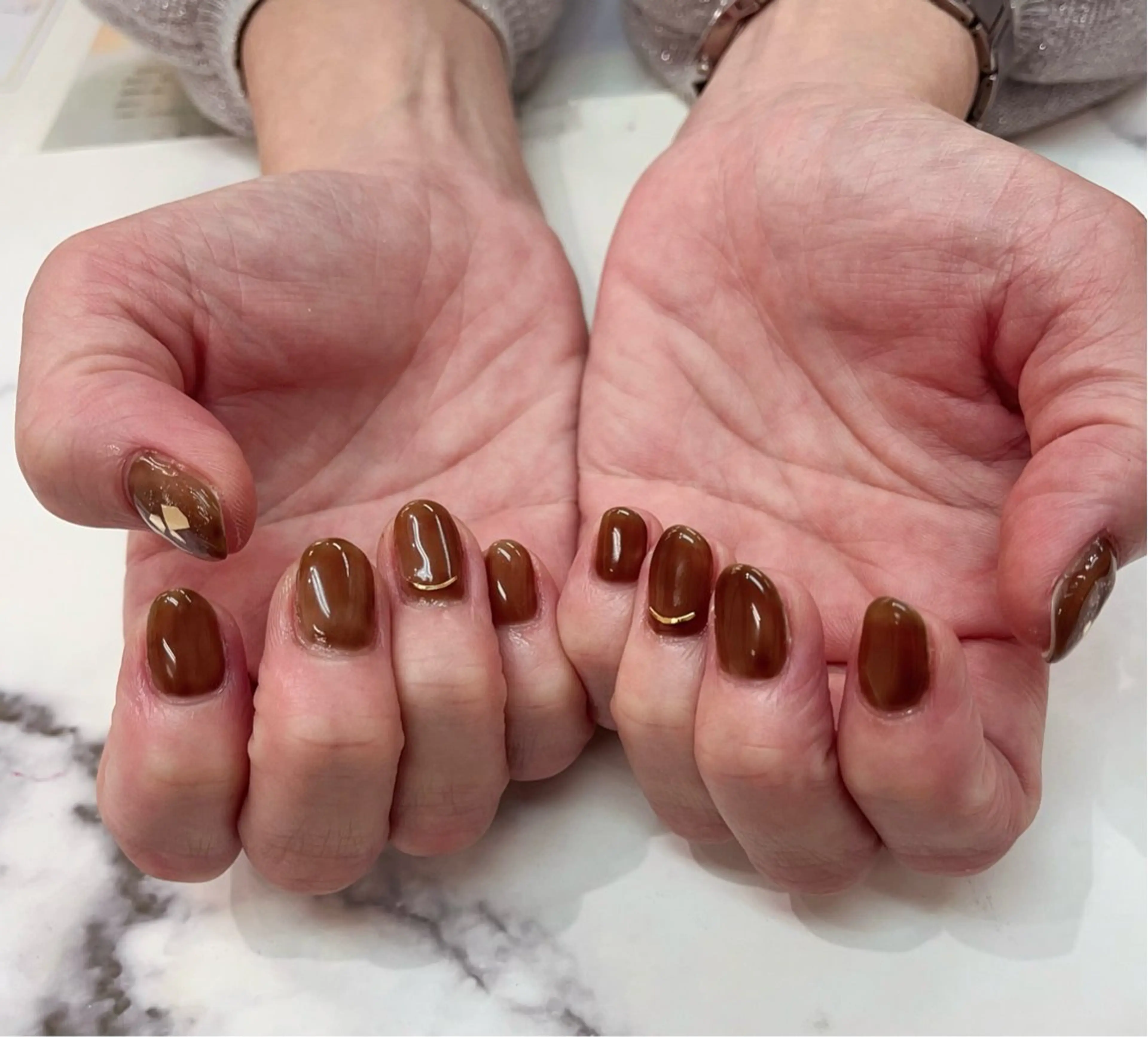 ネイル オフィスネイル Nail Buzz 宮木のネイルデザイン