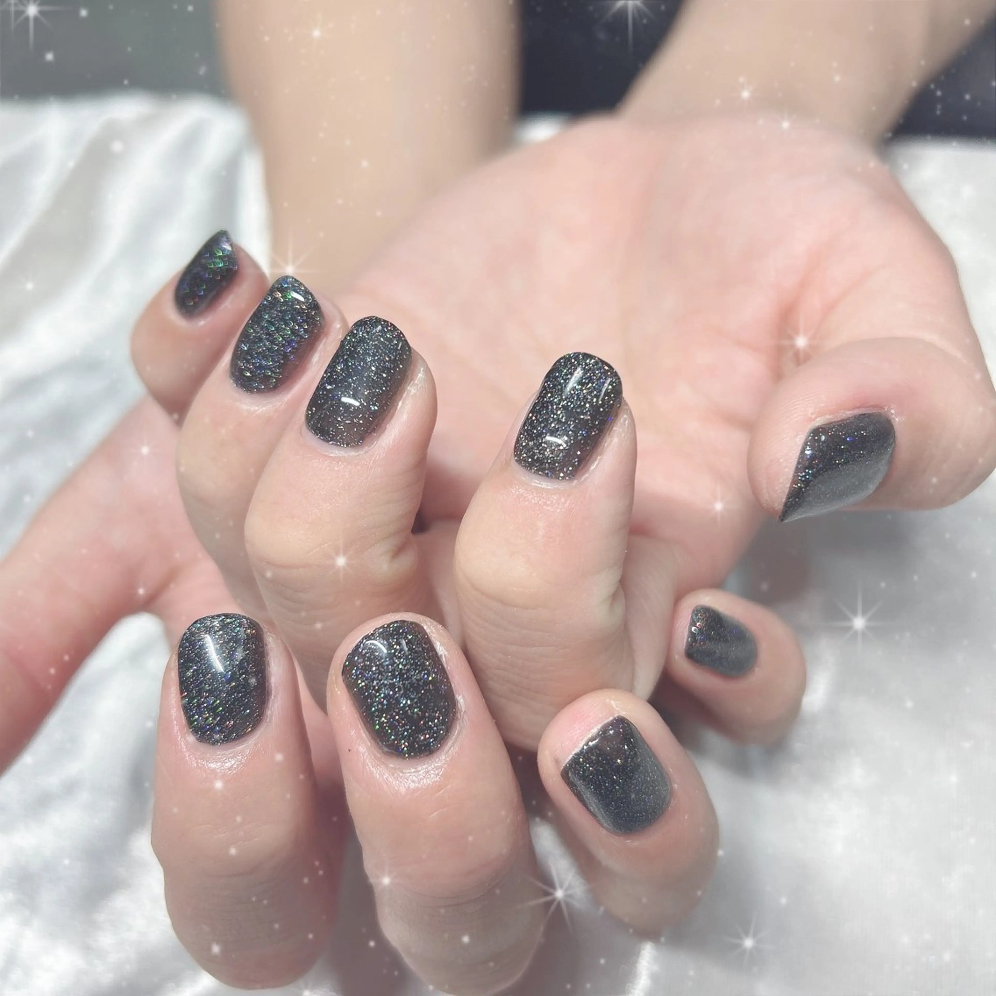 ネイル ラメ(グリッター) ワンカラーネイル ハンドネイル Bestnail所属・Best Nail Yu🎀🫧のネイルデザイン