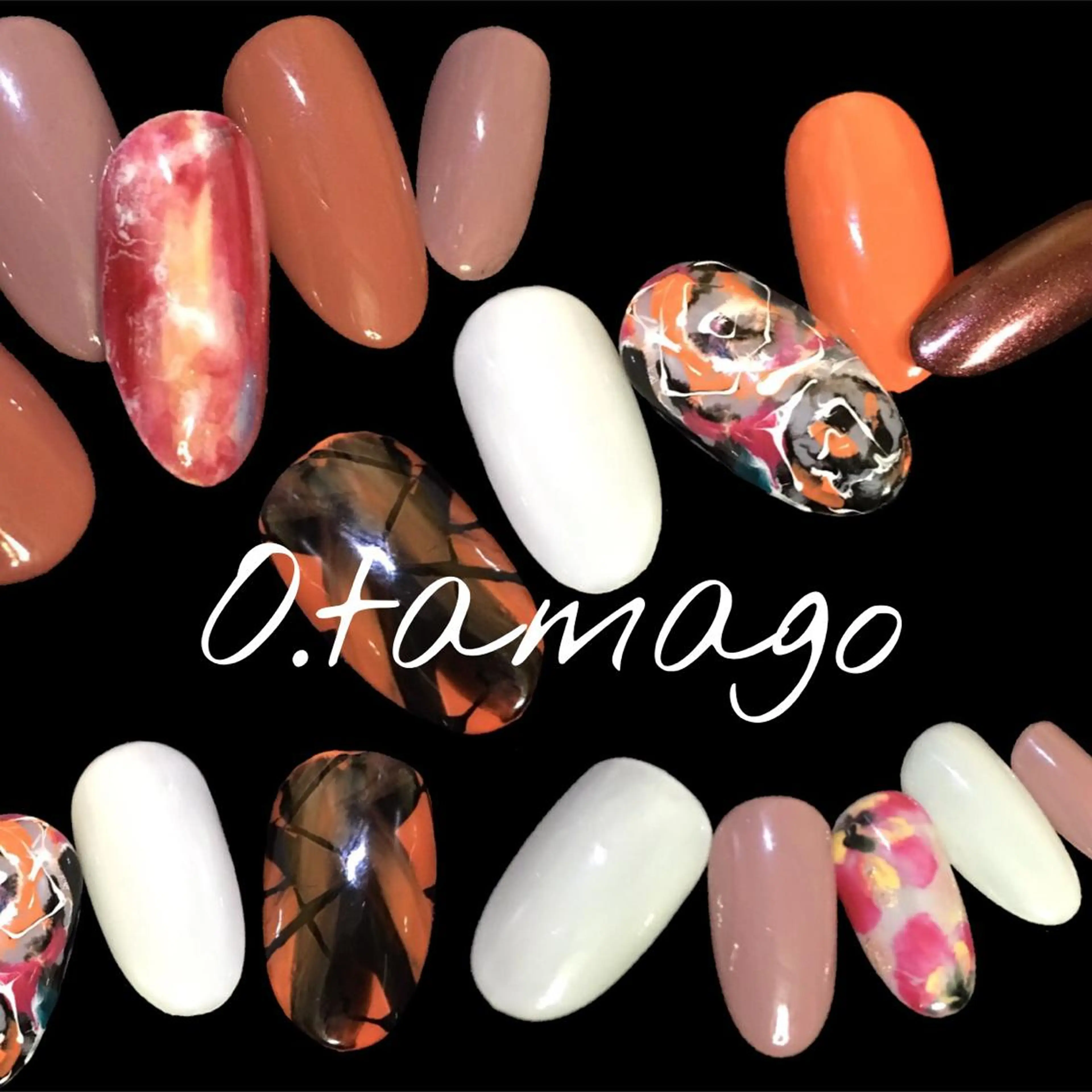 ネイル アートネイル ARTスクールサロン お・タマゴのネイルデザイン