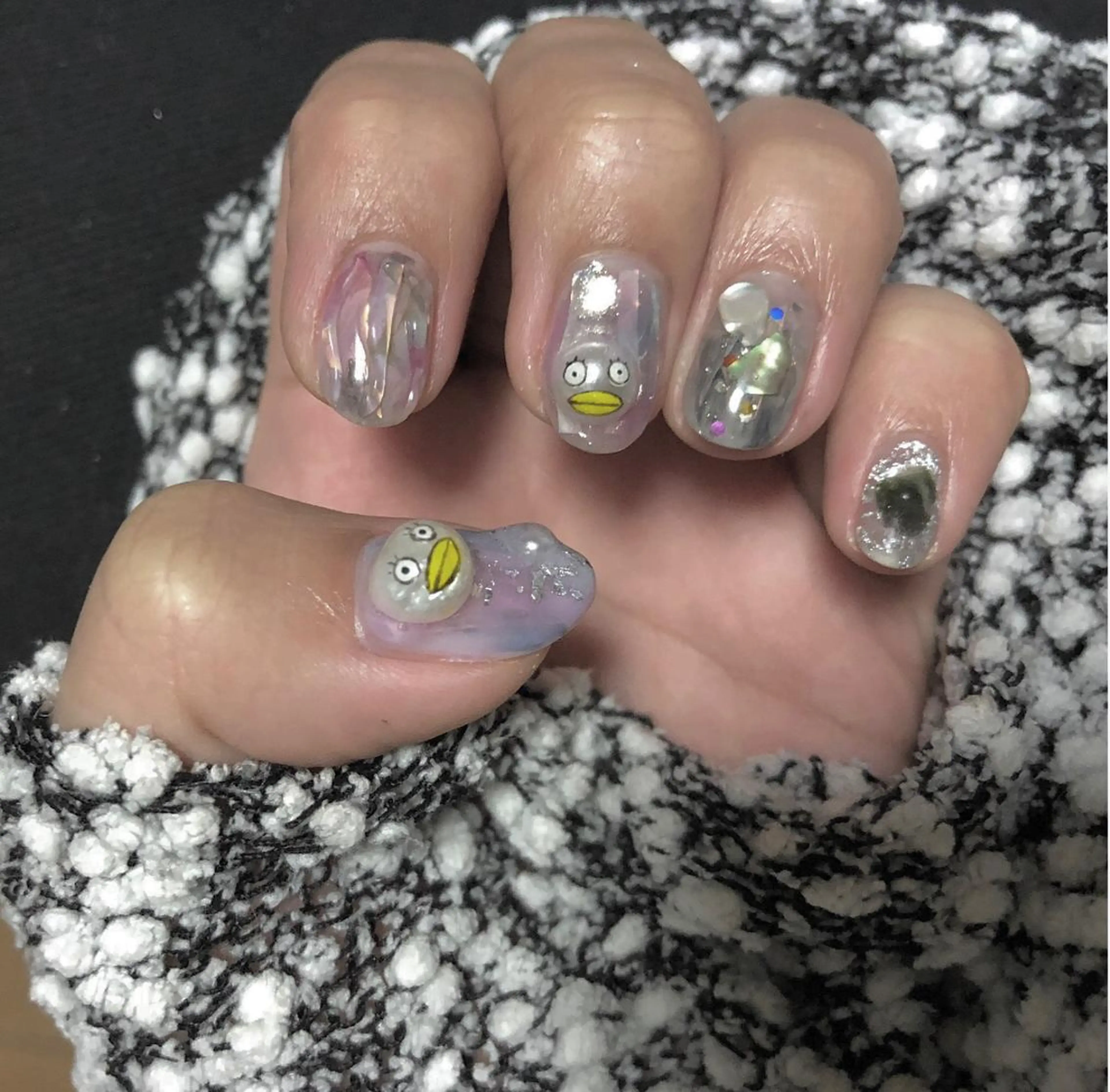 ネイル ハンドネイル ☽ ☾のネイルデザイン