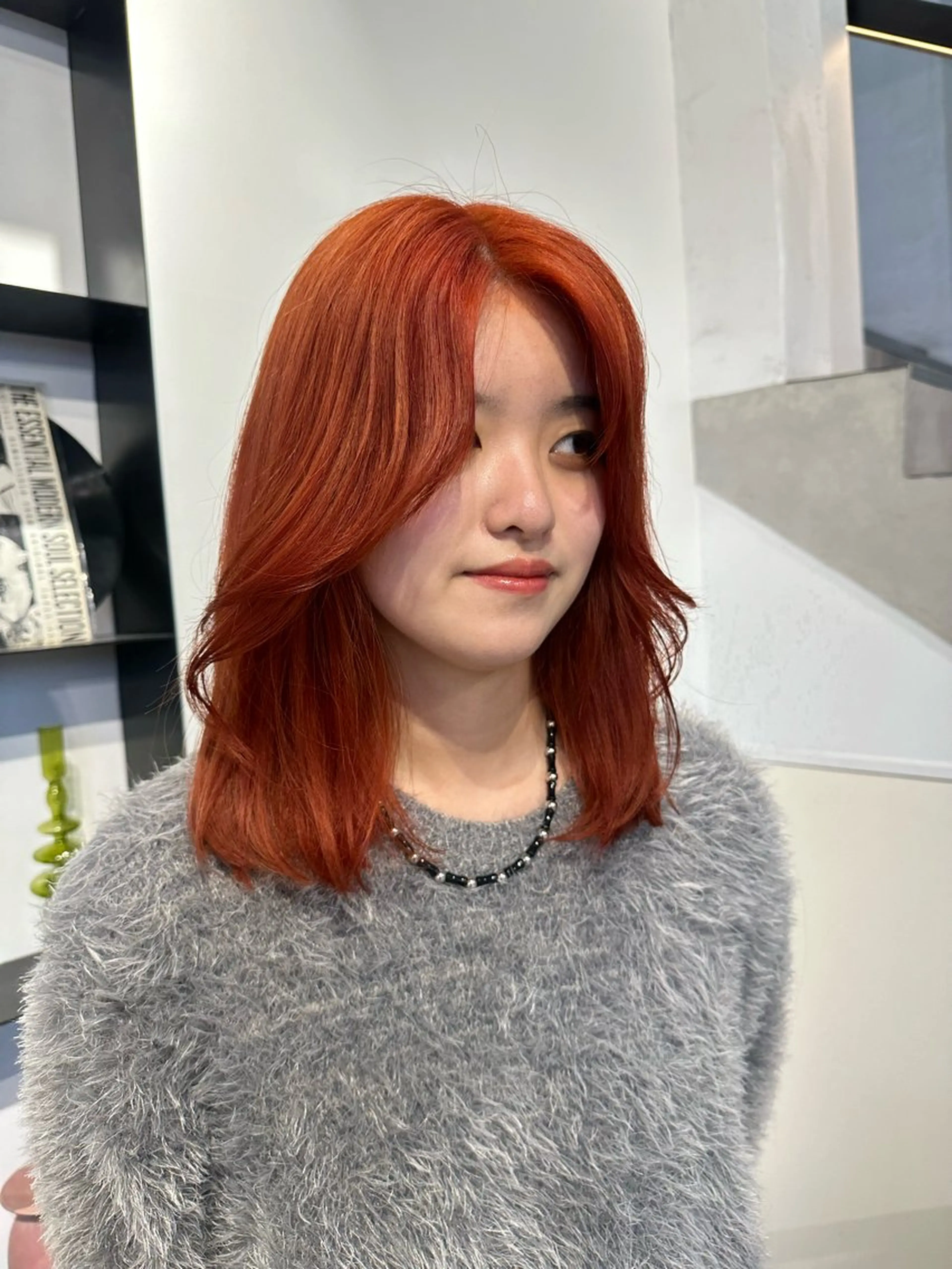 セミロング ヘアカラー 🎀韓国レイヤー特化 🎀ベージュ/ミクのヘアスタイル