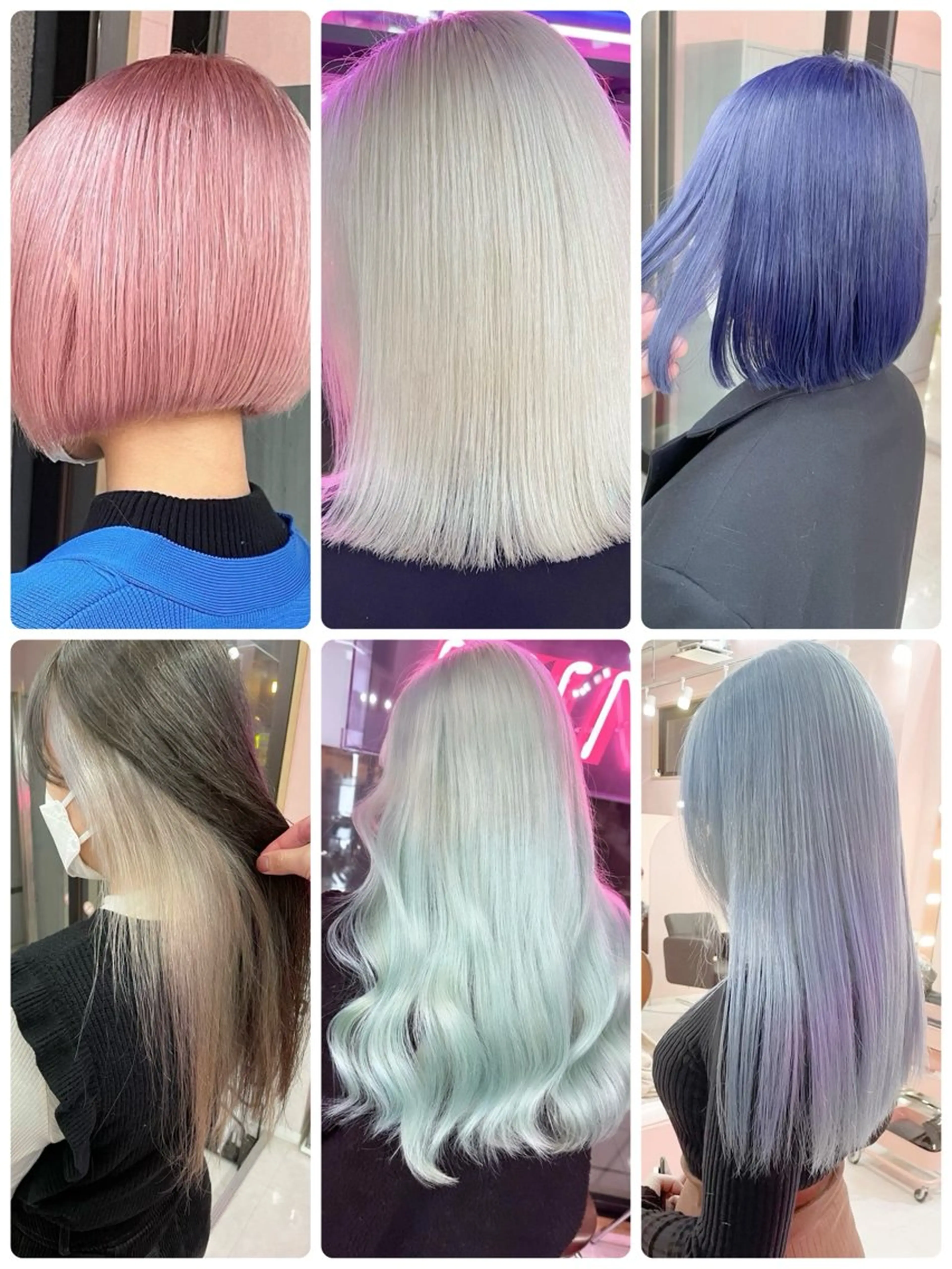 ロング カラー アッシュ バレイヤージュ ベージュカラー 黒髪 ブリーチ ハイトーン支持率 No.1🦋KOKIのヘアスタイル