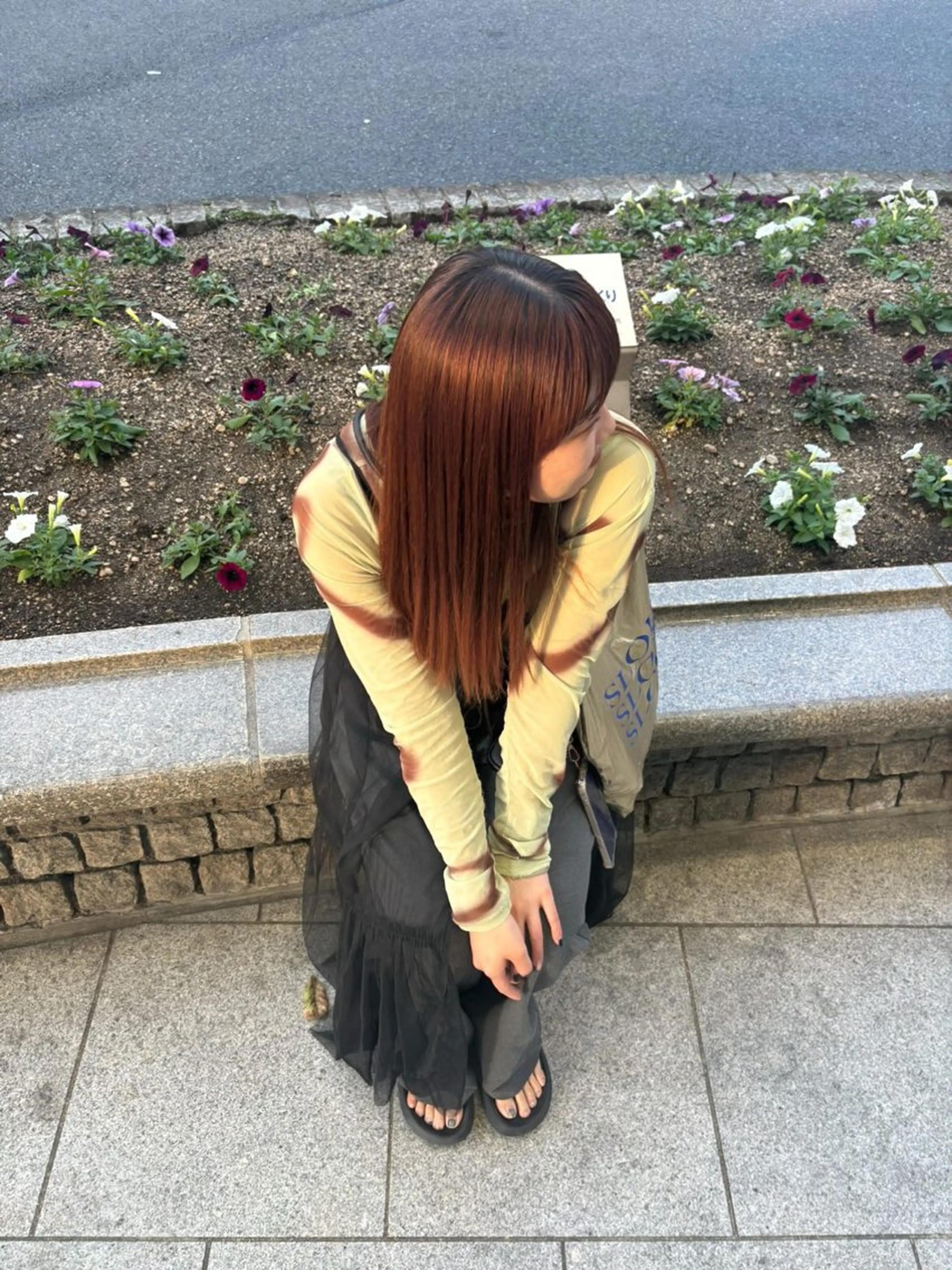 セミロング セミロングパーマ By THE CALLiiiNG【バイコーリング】所属・広島:ミルキーカラー tsumaのヘアスタイル