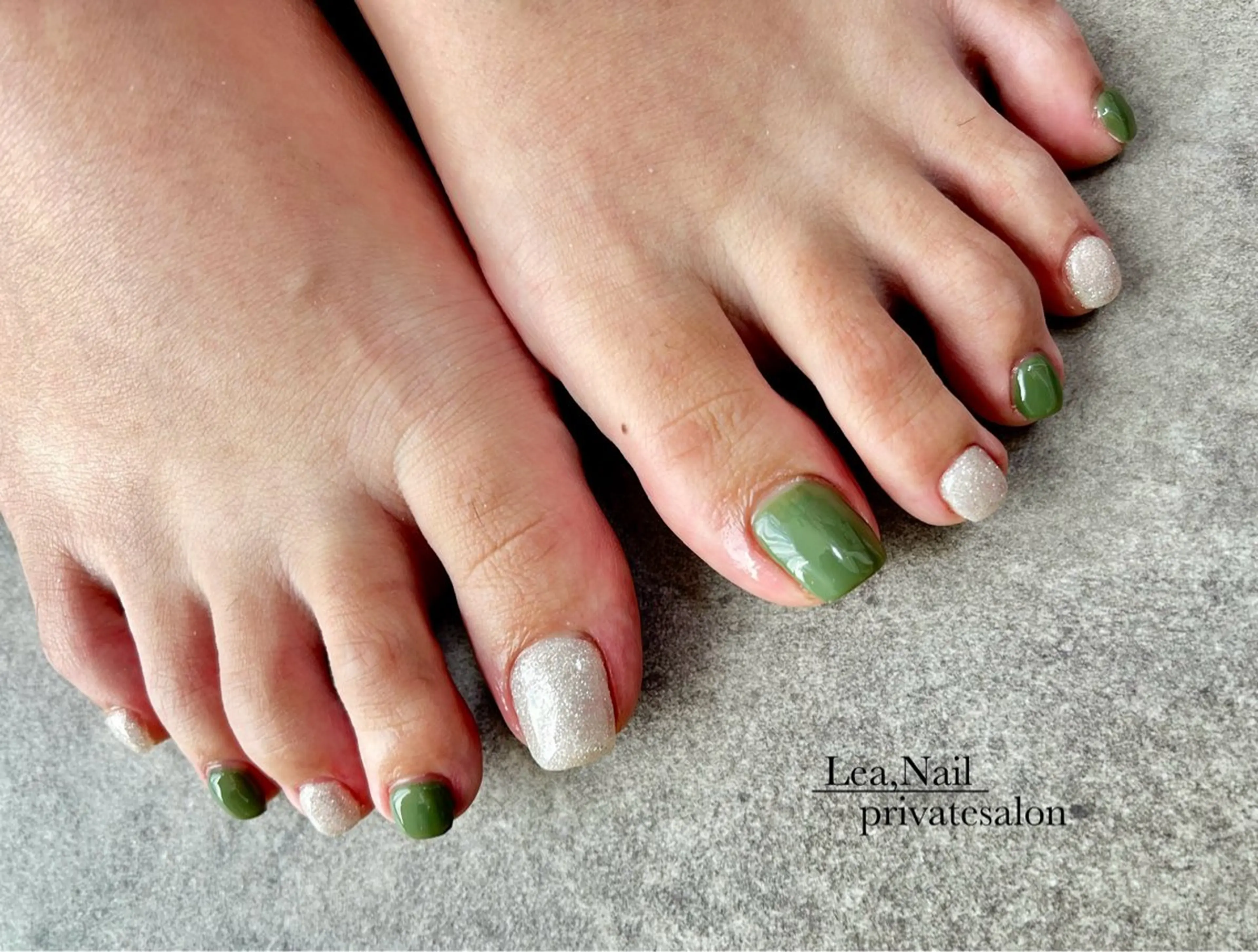 ネイル フットネイル Lea,Nail所属・松橋 愛のネイルデザイン