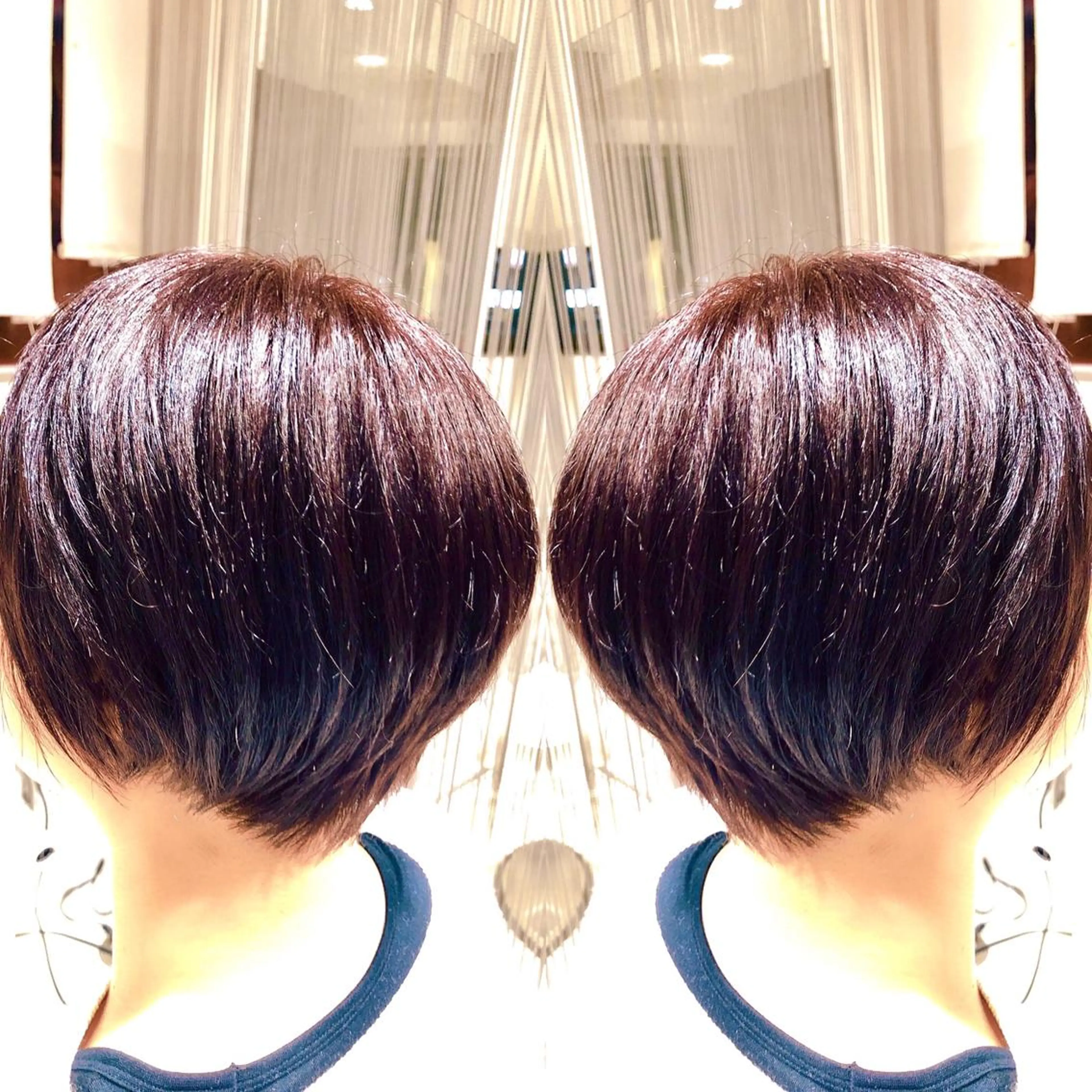 ショート カラー ショートボブ ブラウンカラー ピンクカラー ピンクブラウン ボブ Agu hair Ao 香取佐原店所属・蓑輪 ミノワのヘアスタイル