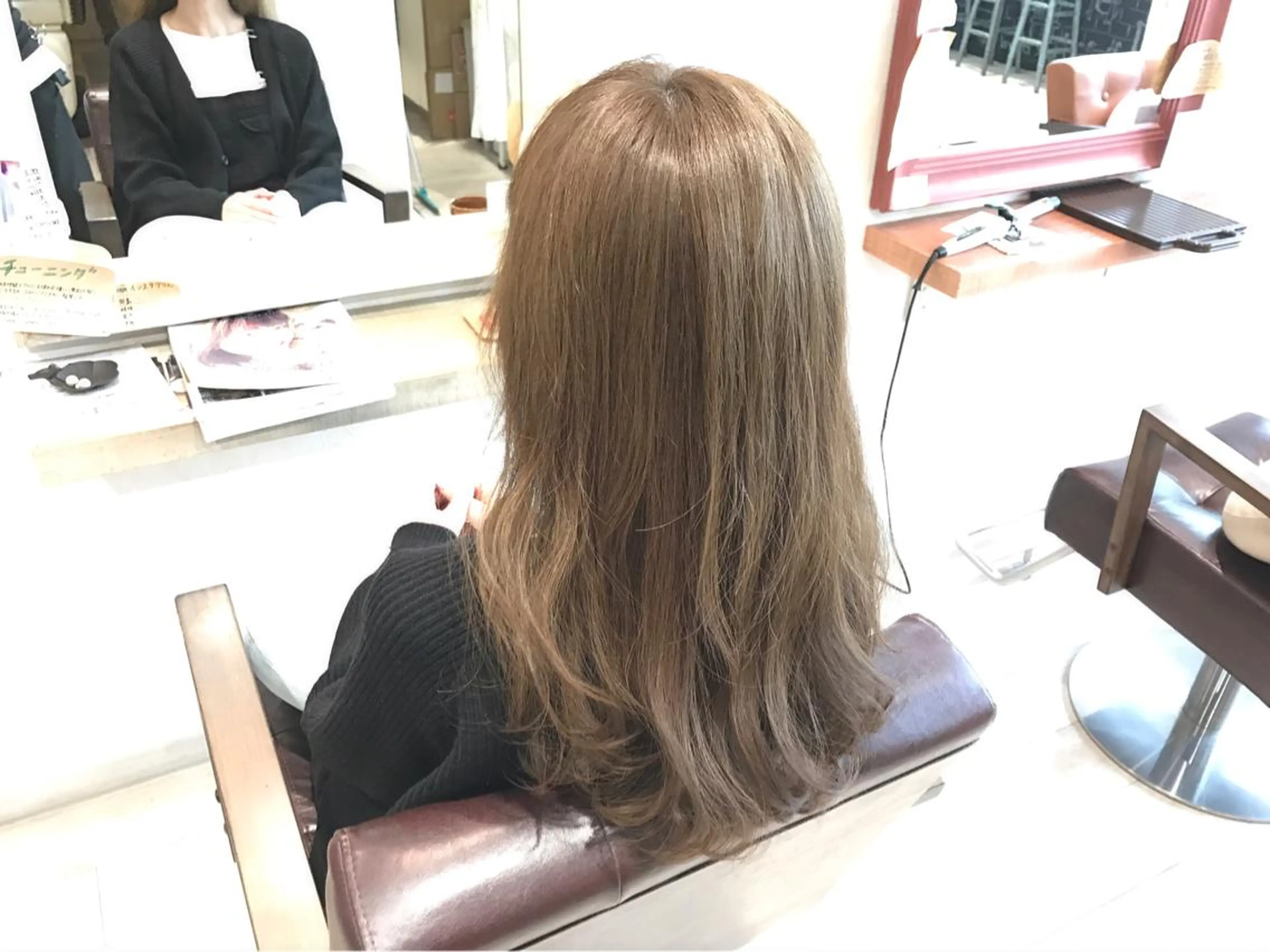 ロング カラー イルミナカラー メンズ指名多数!! SiLO 田島のヘアスタイル