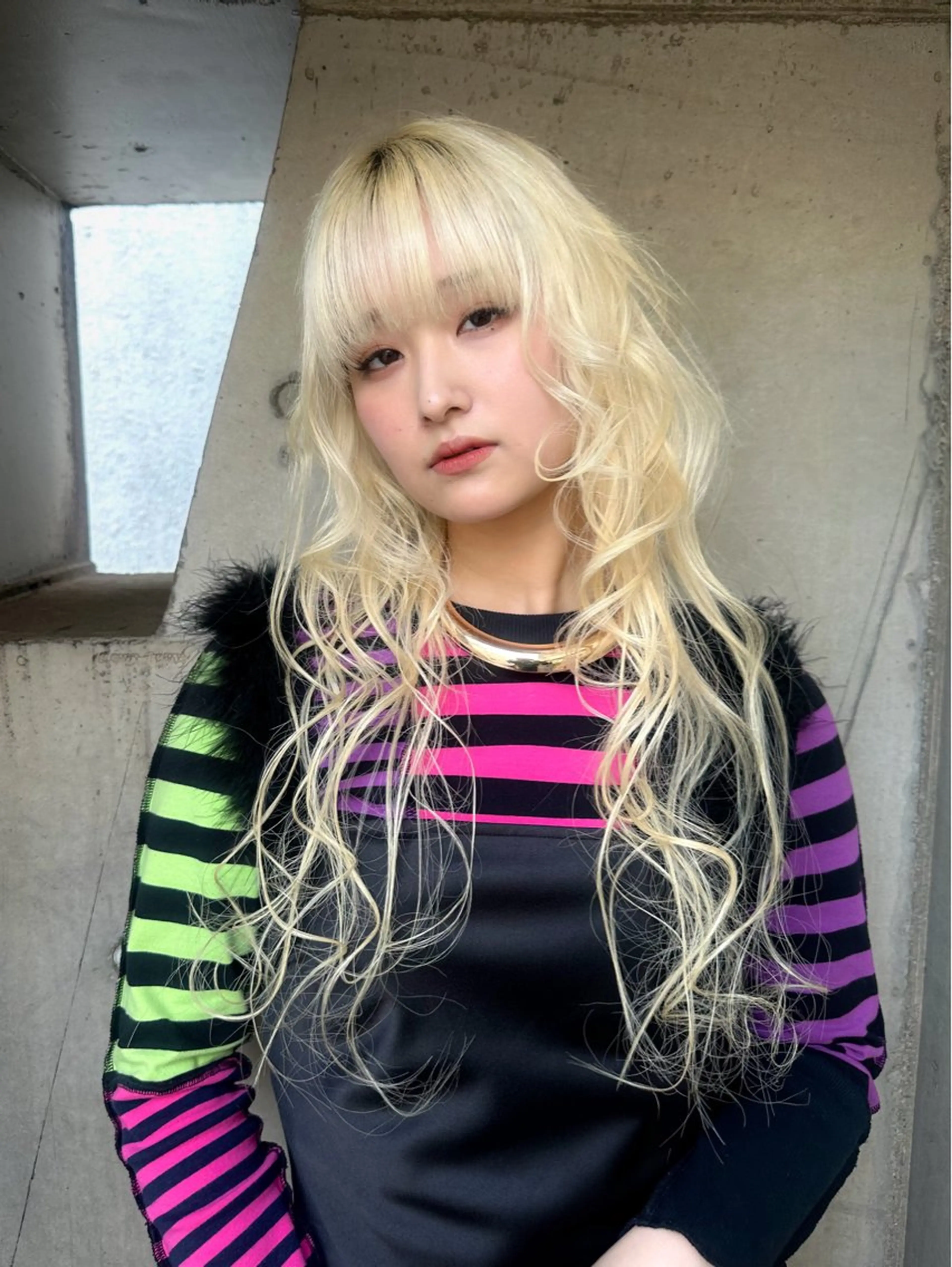 ロング 似合わせ/ハイトーン ✂︎ゆーぴ✂︎のヘアスタイル