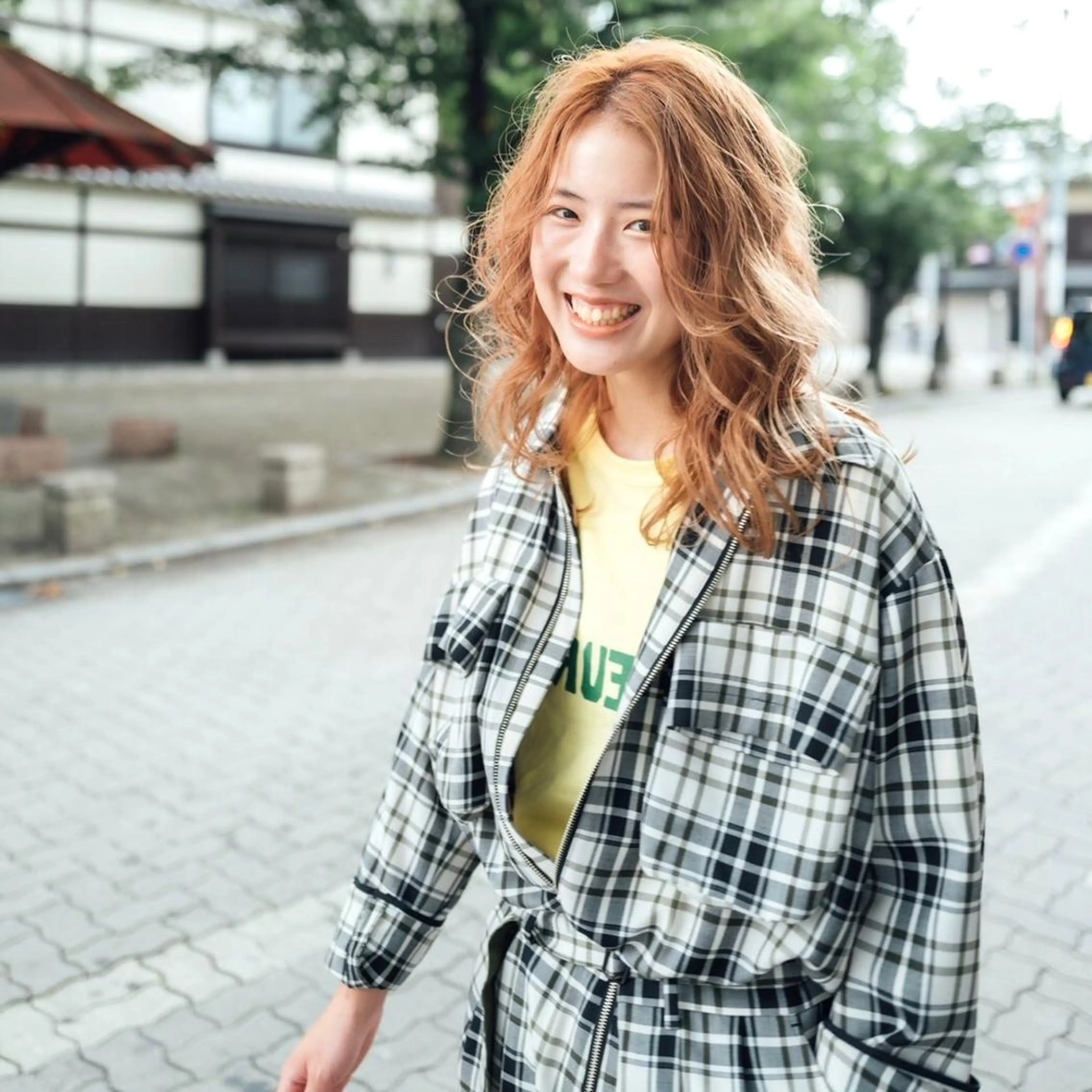 セミロング カラー パーマ ヘアアレンジ メンズ キッズ ネイル マツエク・マツパ ベージュカラー オレンジ オレンジベージュ カラーマツエク オレンジ カット ヘアカラー トリートメント tatsumi/ボブ ウルフ/レイヤーのヘアスタイル