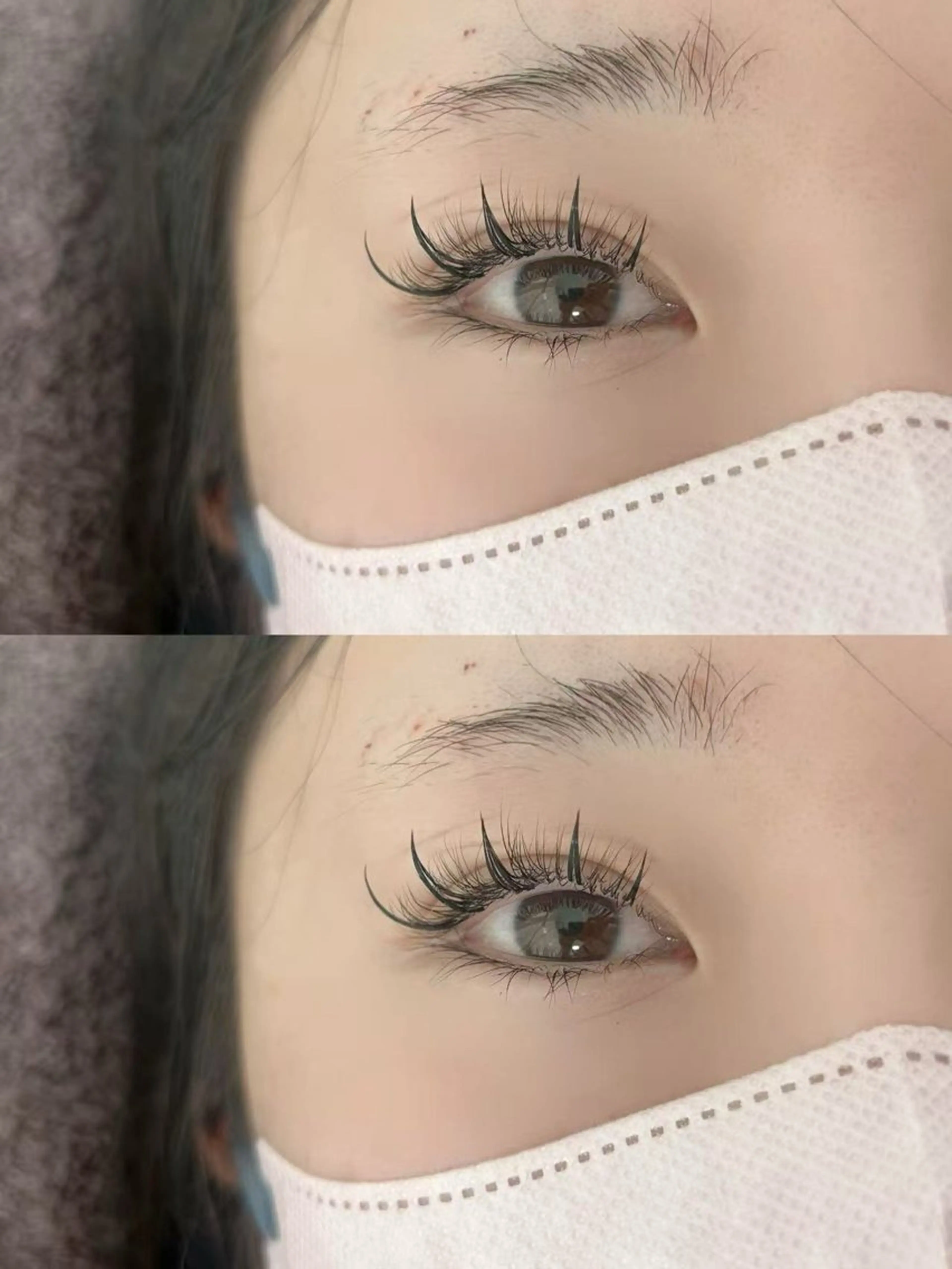 マツエク・マツパ 付け放題 バインドロック カラーマツエク フラットラッシュ 韓国風マツエク W Salon アイラッシュのマツエク・マツパデザイン