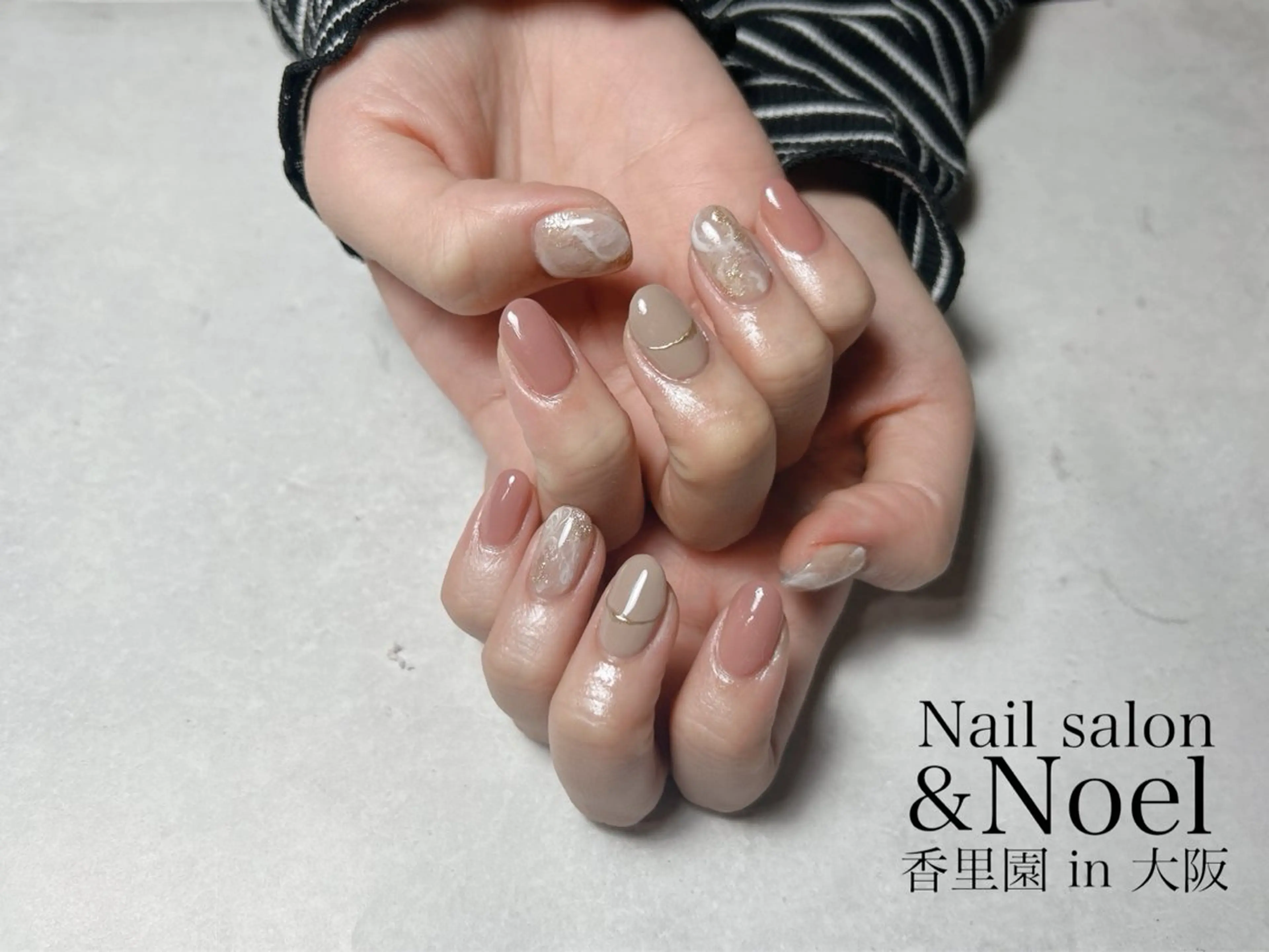 ネイル ハンドネイル Nailsalon  &Noel所属・もも 🍑のネイルデザイン