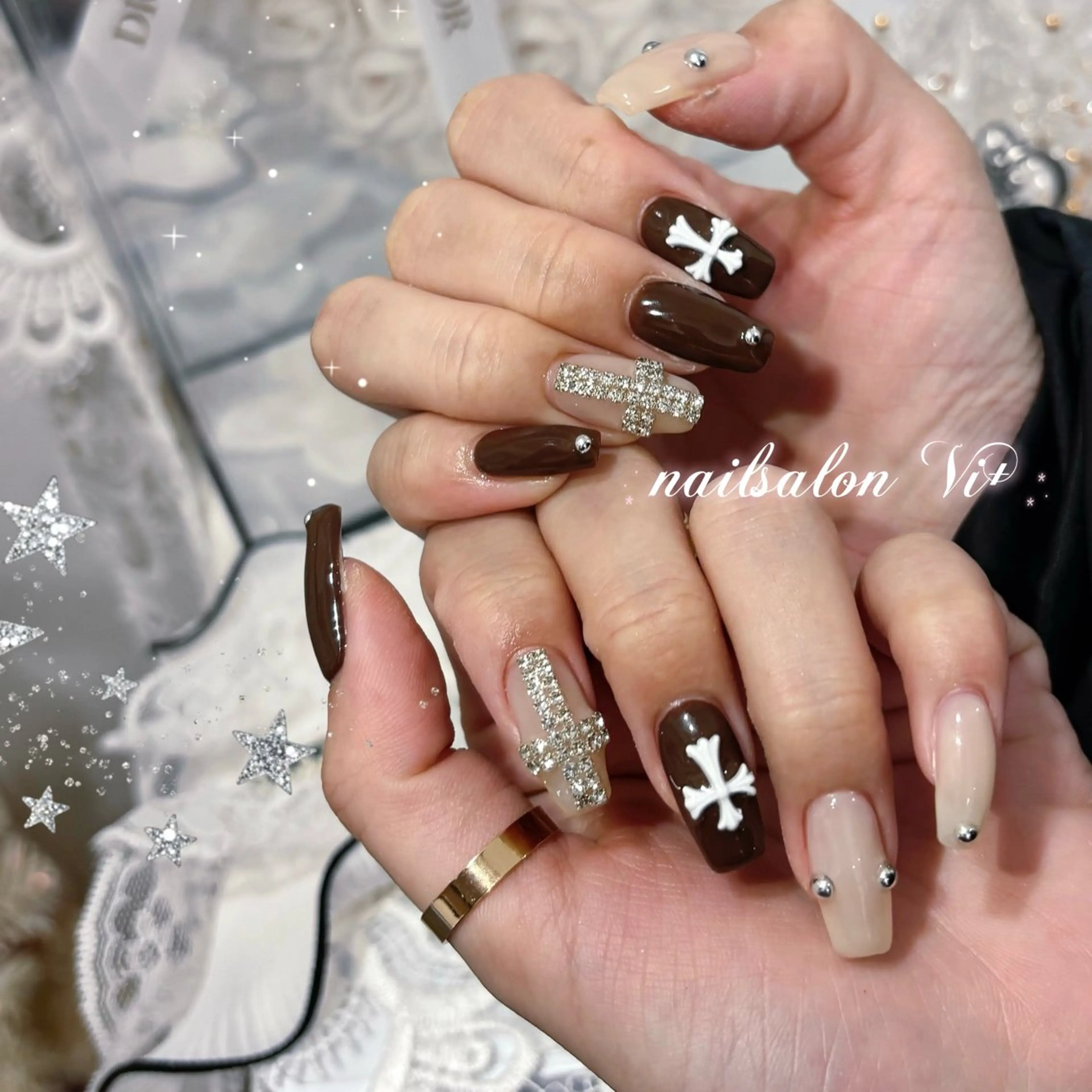 ネイル ハンドネイル 𝒦𝐸𝐼𝒩𝒜 錦糸町ネイルのネイルデザイン