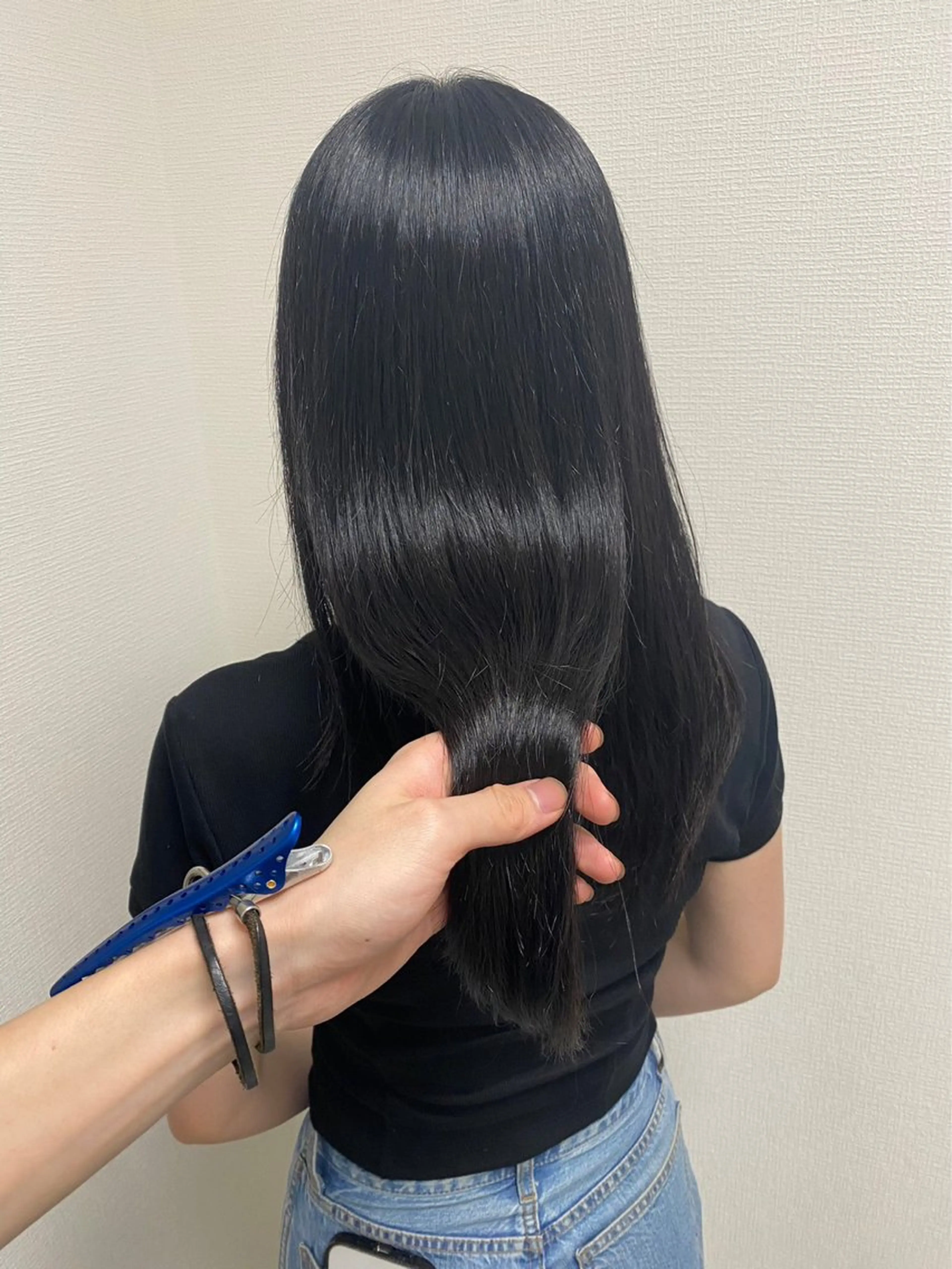 ロング カラー ダークグレー ダークグレージュ グレージュ 垢抜けハイトーン☀／ 笑顔の美容師／しゅんのヘアスタイル