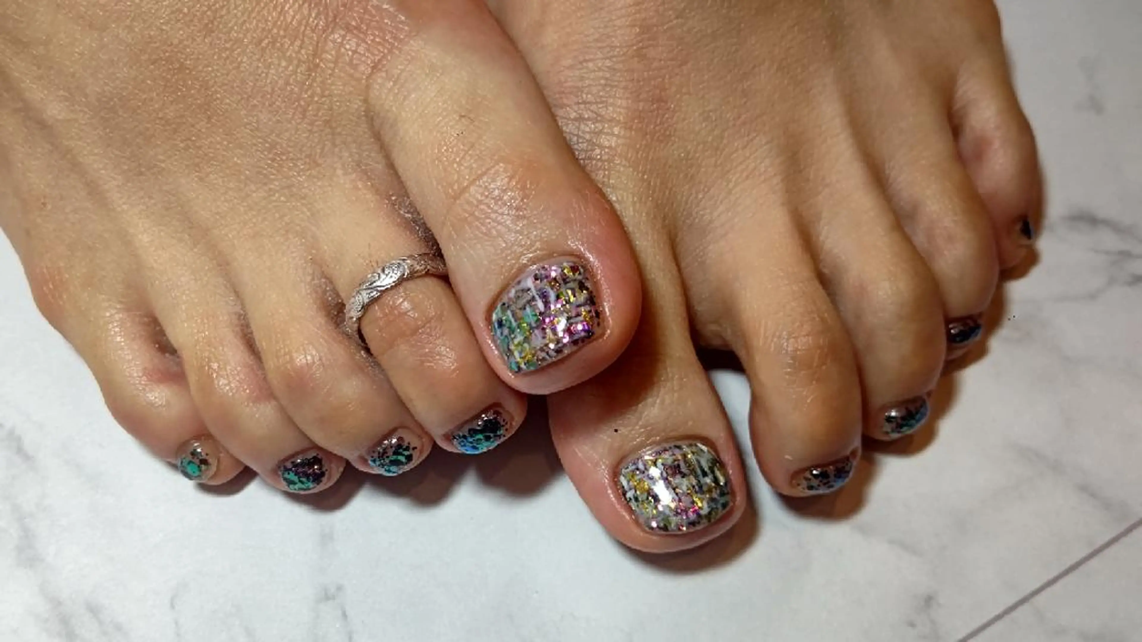 【フットネイル】◆オーダーコース👣の写真