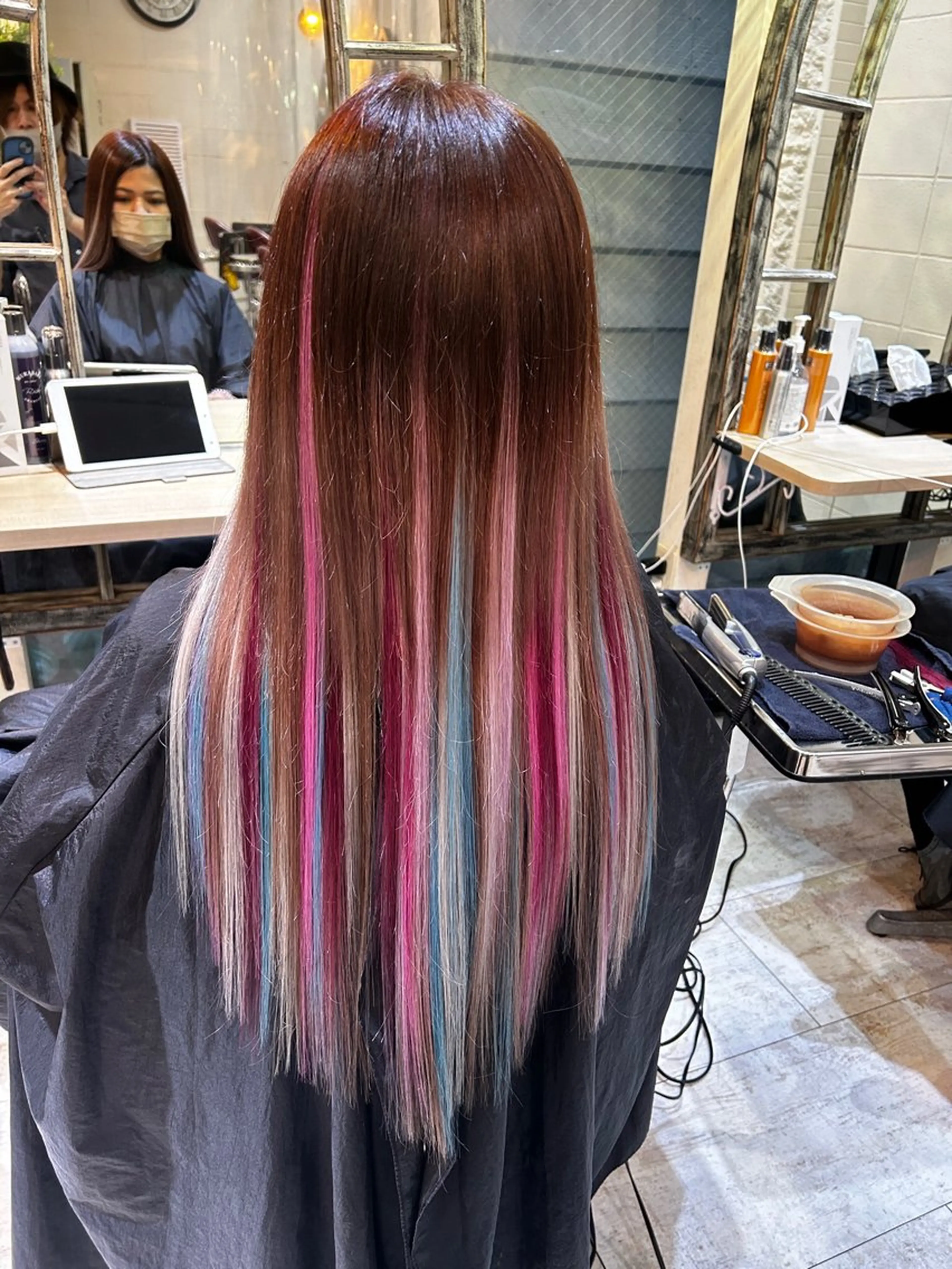 ロング カラー 6Dエクステ板橋店所属・エクステ 吉沢のヘアスタイル