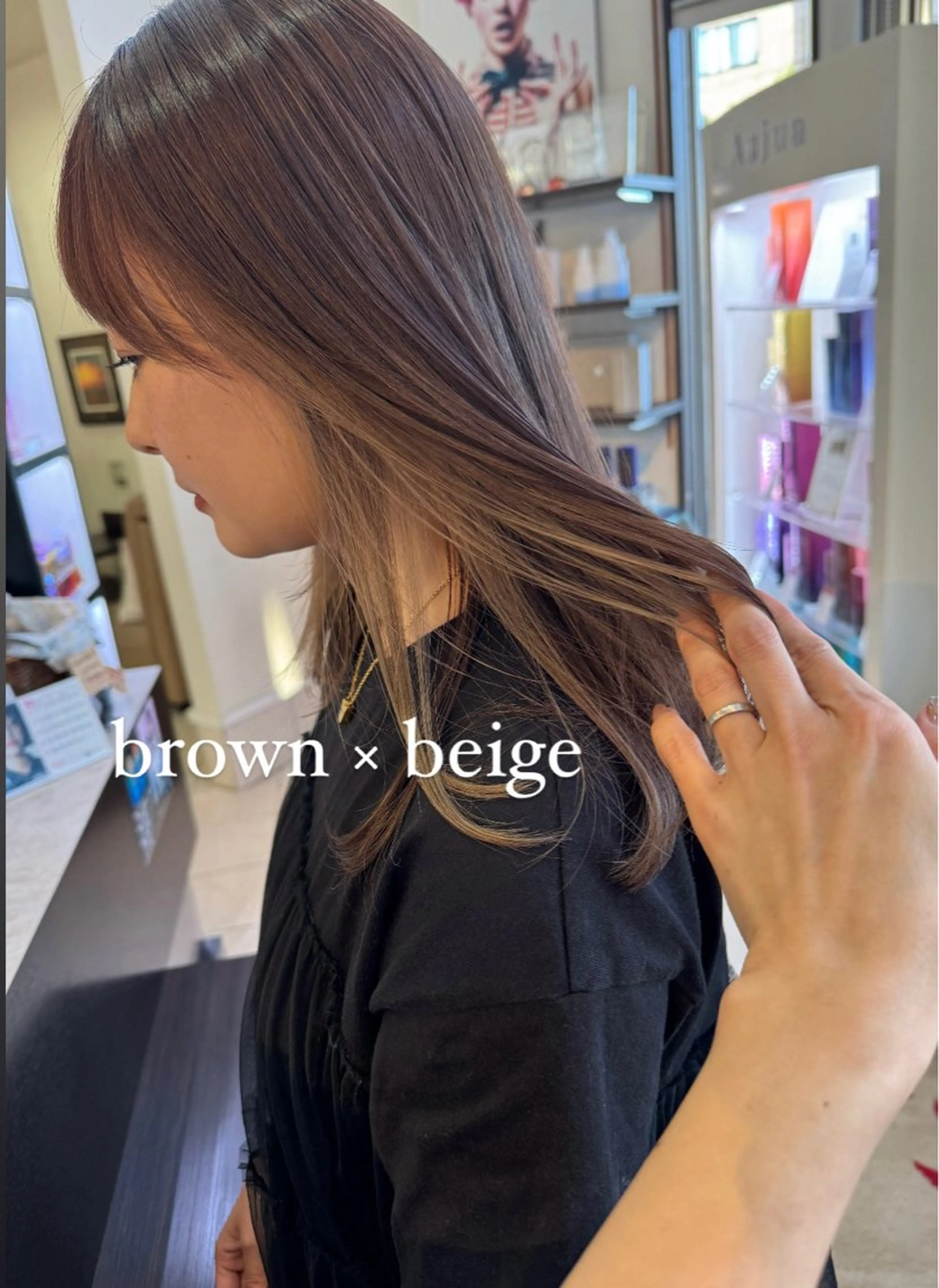 セミロング カラー Colette HAIR所属・コレットヘアー 田中アヤノのヘアスタイル