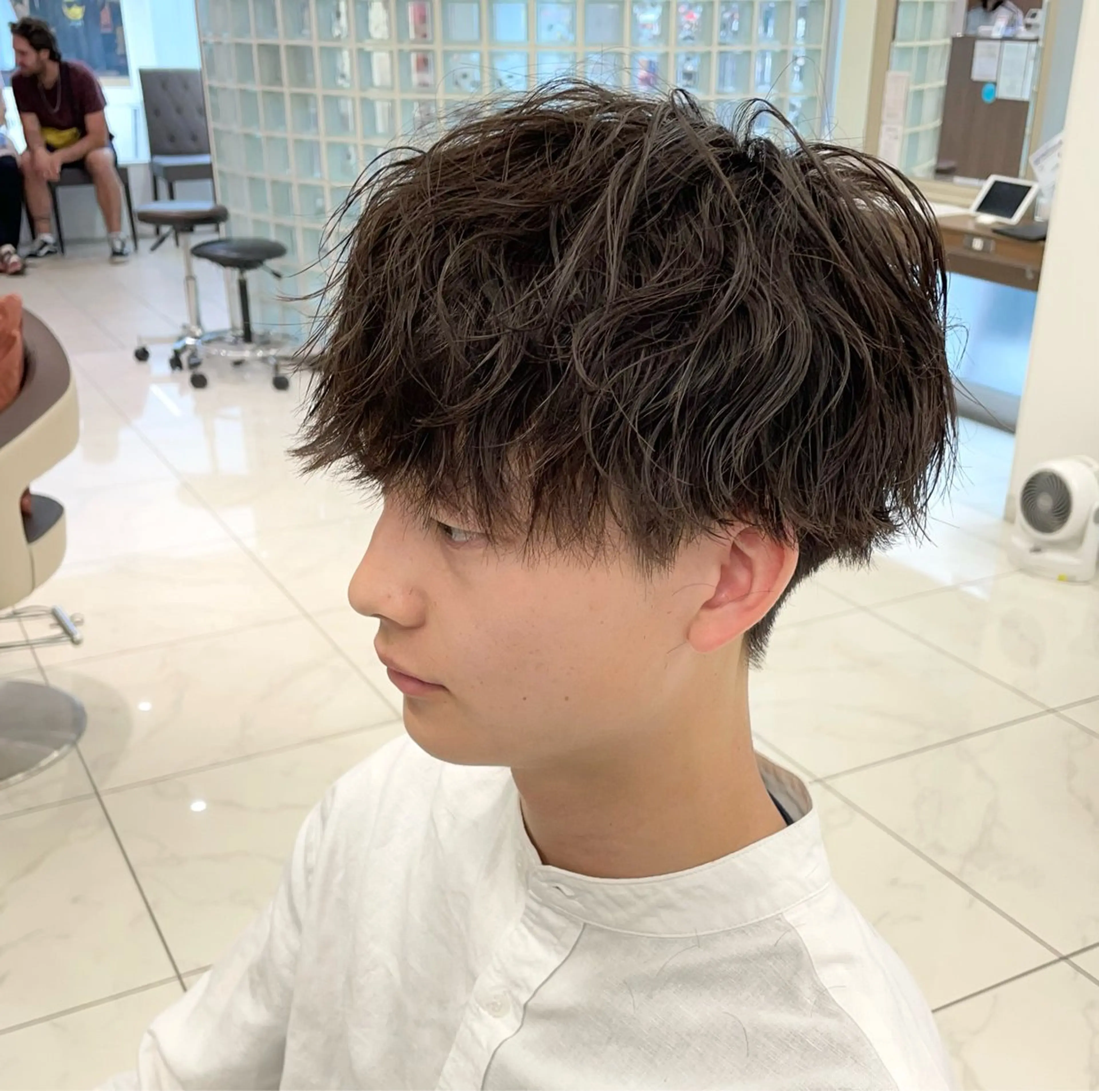 ショート パーマ メンズ カット パーマ 【メンズ特化】 池田大成✂︎のヘアスタイル