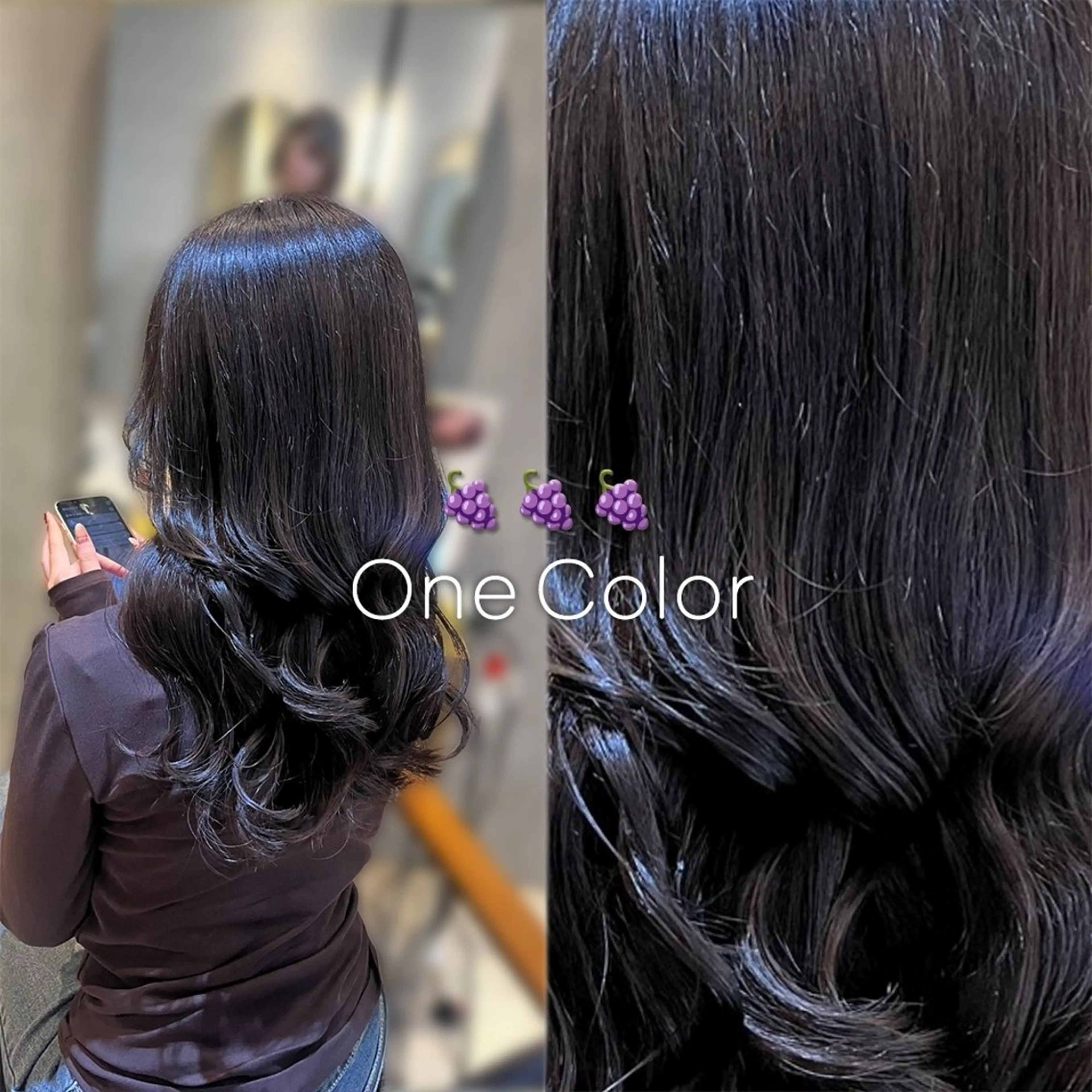 ロング カラー カット ヘアカラー トリートメント ラフィスヘアードープ所属・👑髪質改善wカラー /ハイトーン/アユカのヘアスタイル