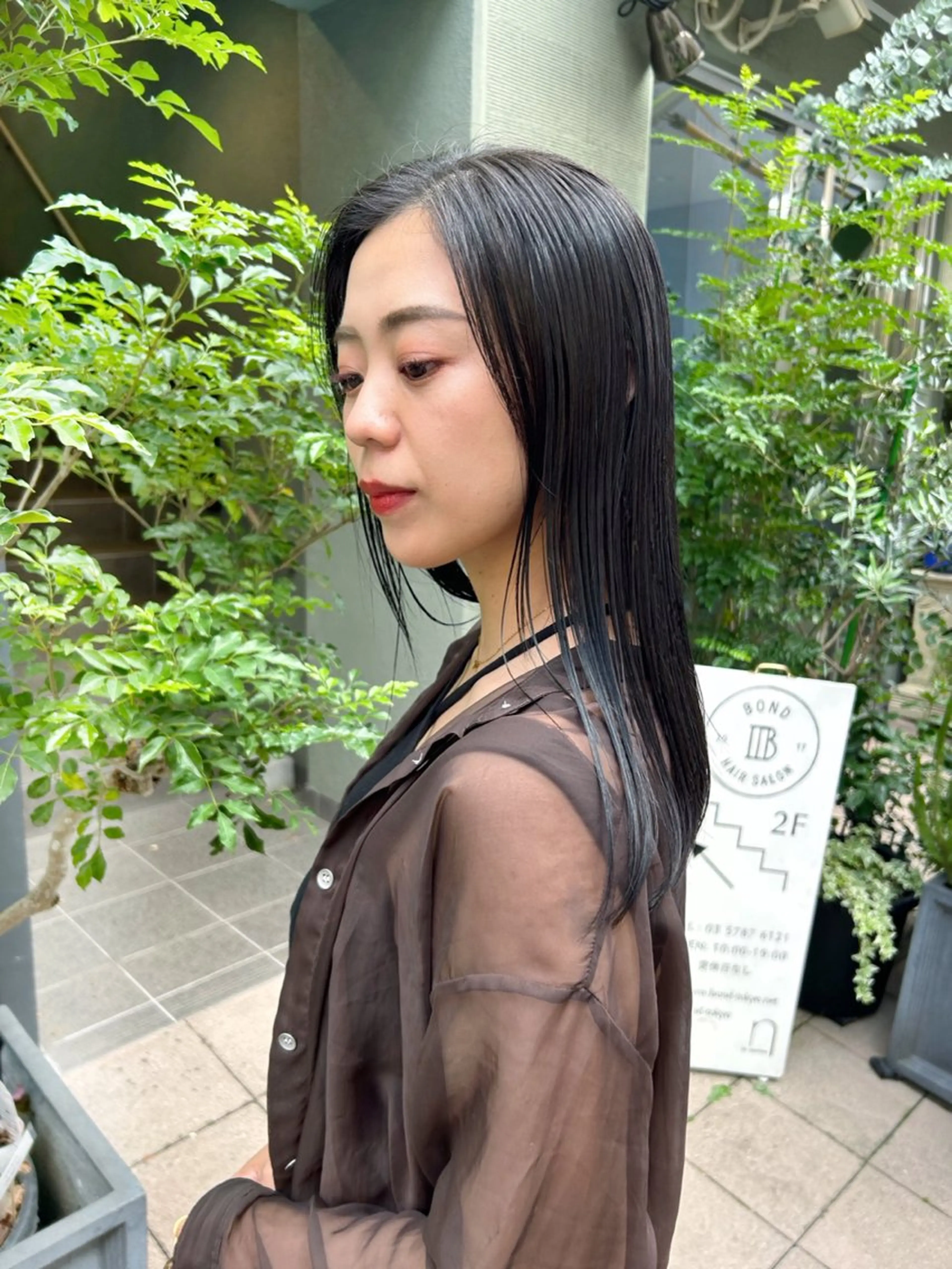 ミディアム カラー パーマ ストレートパーマ カット 縮毛矯正 HIROKI ” stylistのヘアスタイル