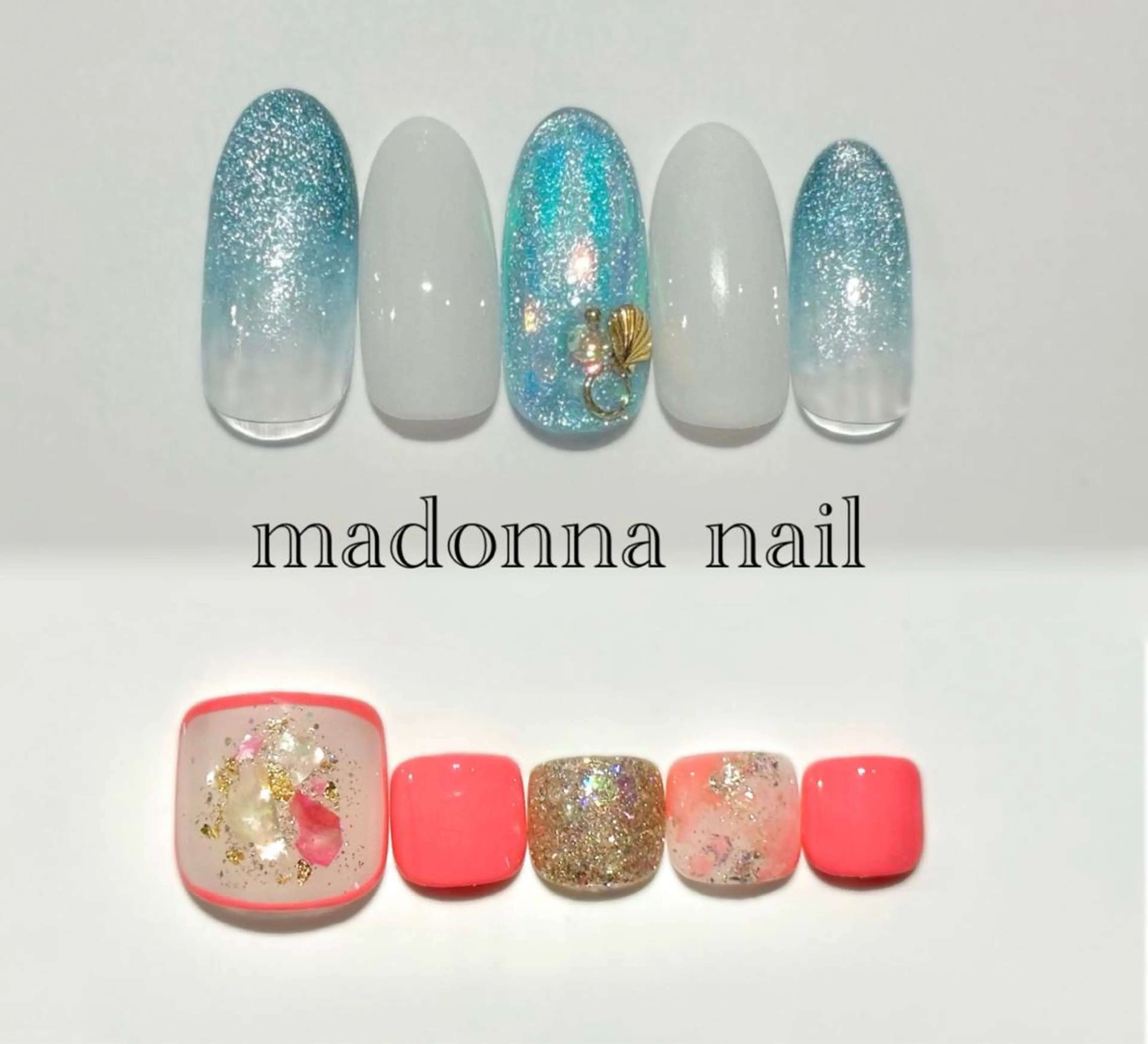 ネイル フットネイル 柿島 舞香のネイルデザイン