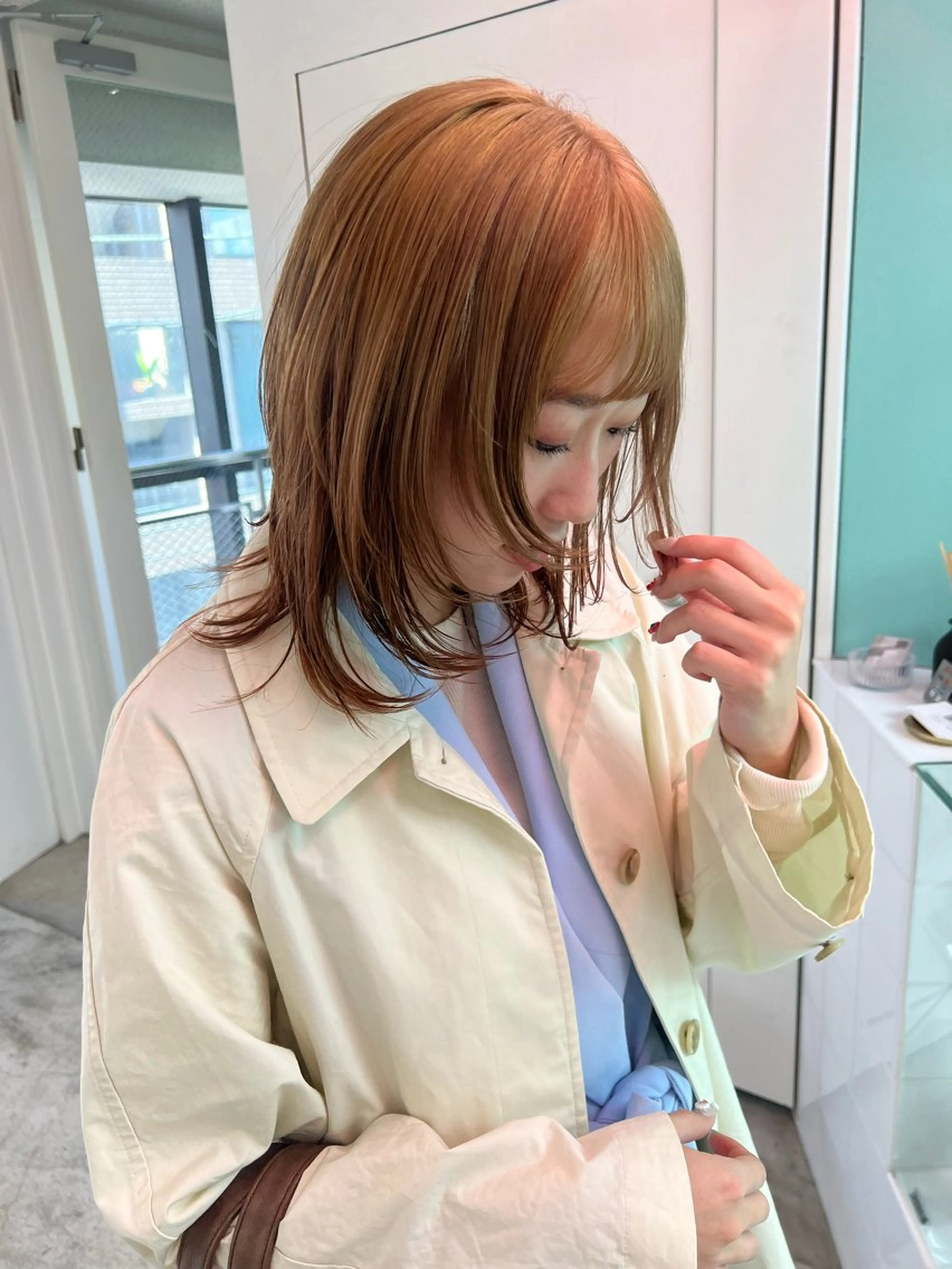 ミディアム カット 💥ウルフカット デザインあんな💥のヘアスタイル