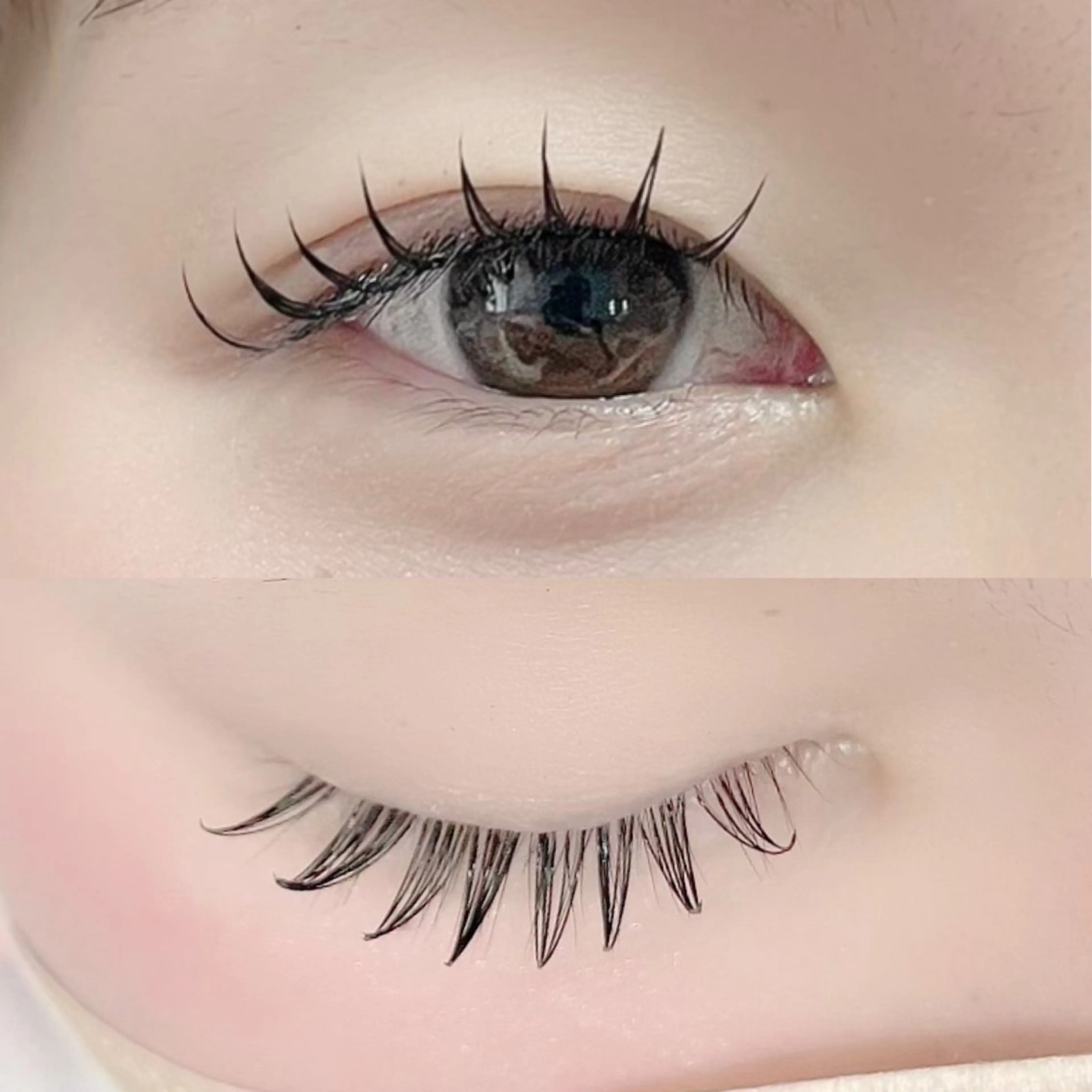 マツエク・マツパ Cカール フラットラッシュ GENUINE LASH所属・GENUINE LASH　SAKIのマツエク・マツパデザイン