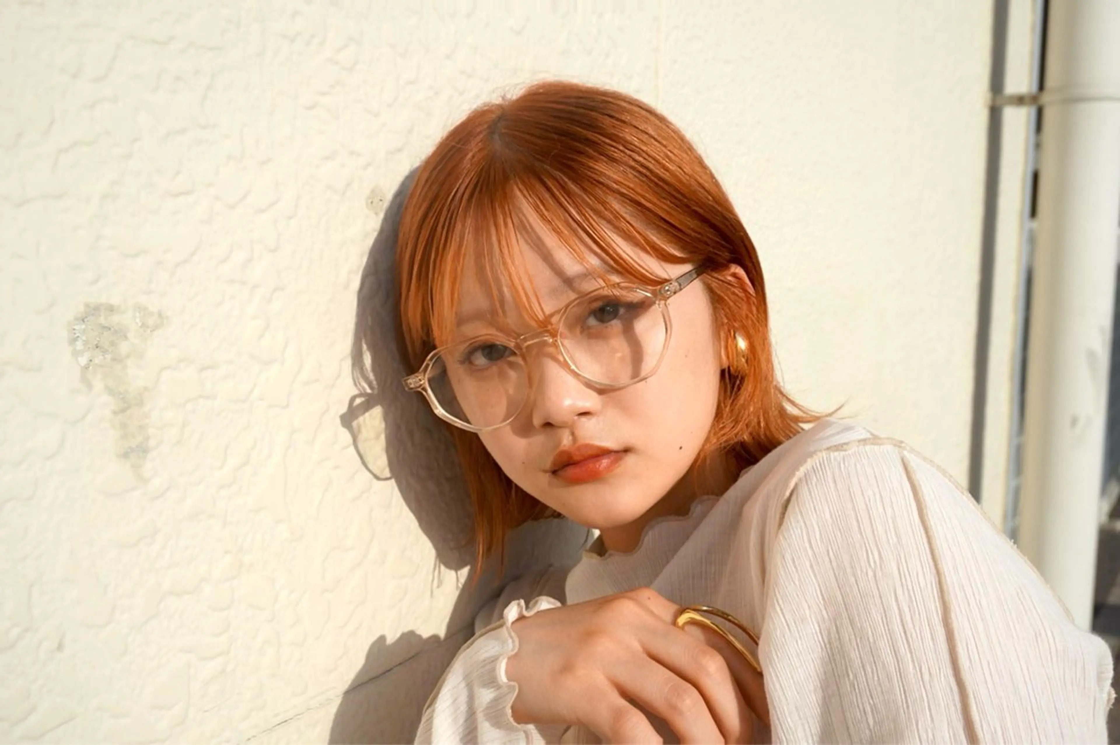 ショート カラー 艶カラー×艶髪矯正 /レイヤー✂️レオンのヘアスタイル