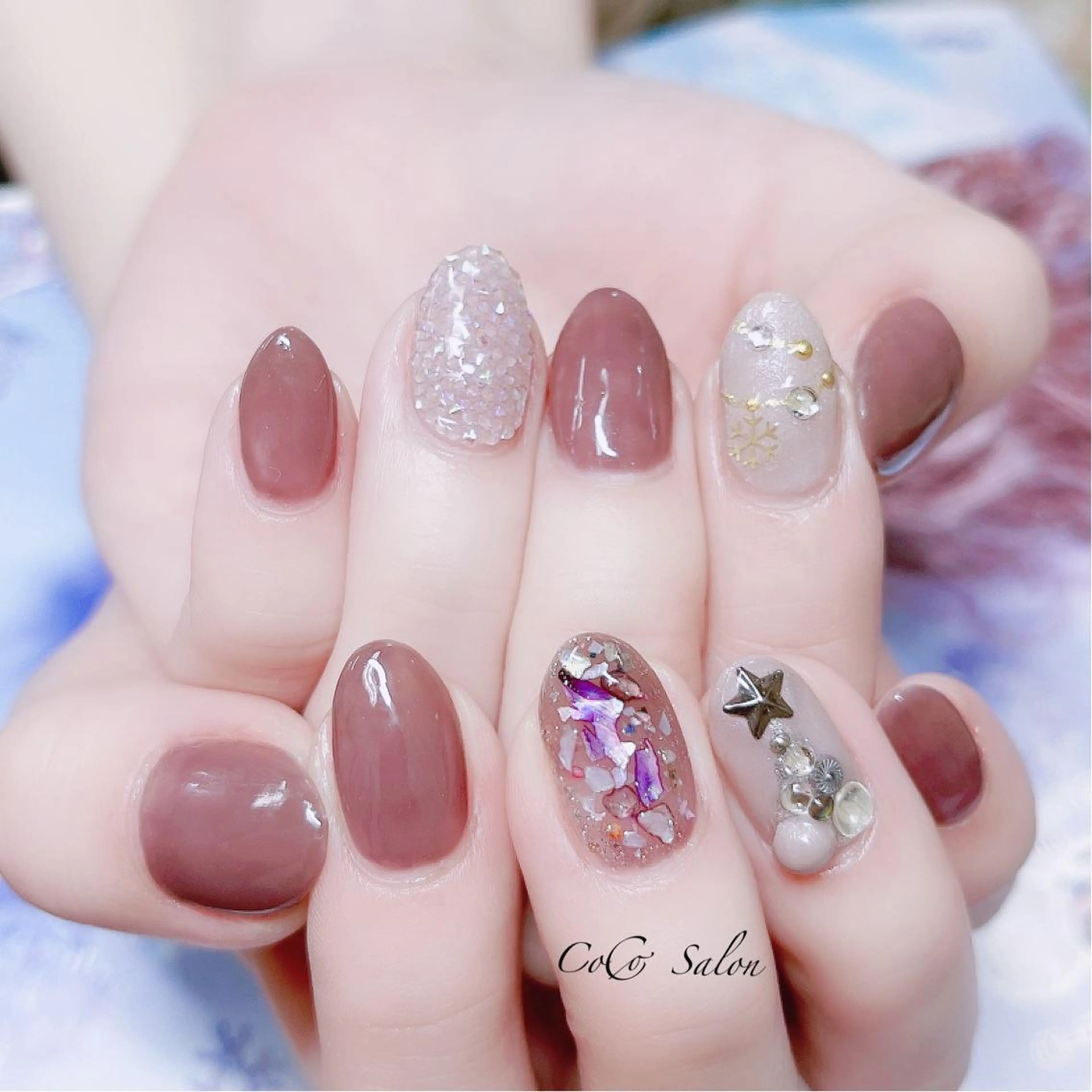 ネイル 長さ出し ジェルネイル オフィスネイル パラジェル 赤色 CoCoSalon ネイル/まつ毛予約のネイルデザイン